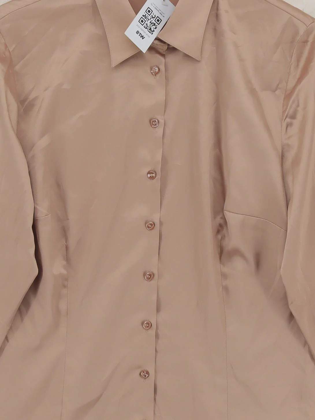 Hawes & Curtis Women's Blouse UK 16 Tan Polyester with Elastane Basic - Image 3