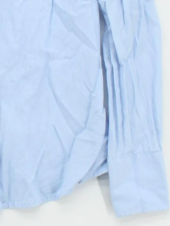 Hawes & Curtis Women's Shirt UK 10 Blue 100% Cotton Long Sleeve Collared Basic - Image 4