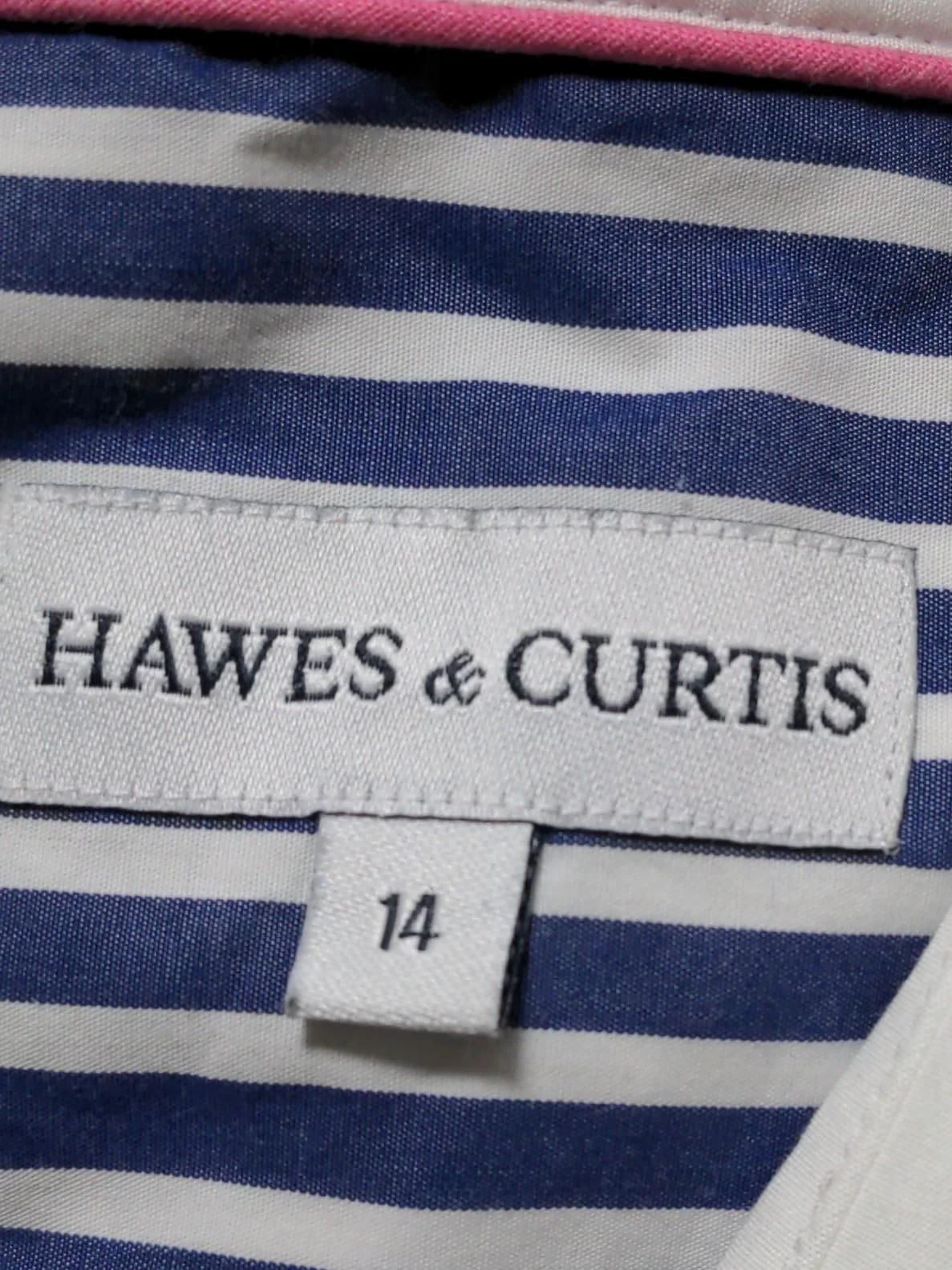 Hawes & Curtis Women's Shirt UK 14 Blue 100% Cotton Basic - Image 6