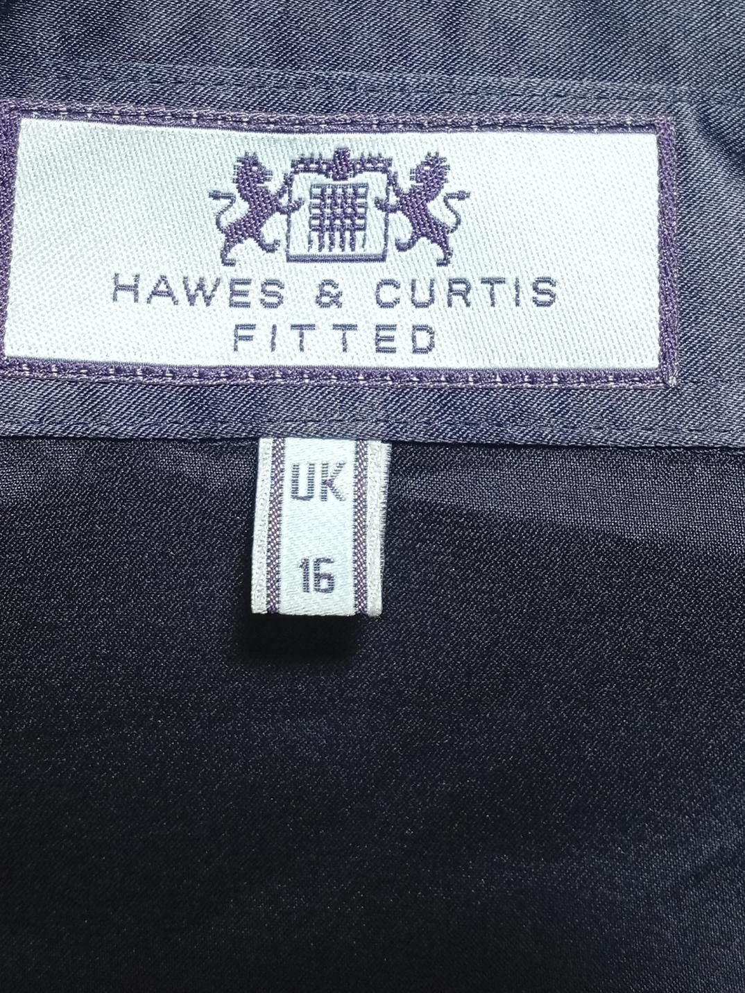 Hawes & Curtis Women's Shirt UK 16 Blue Polyester with Elastane Basic - Image 5