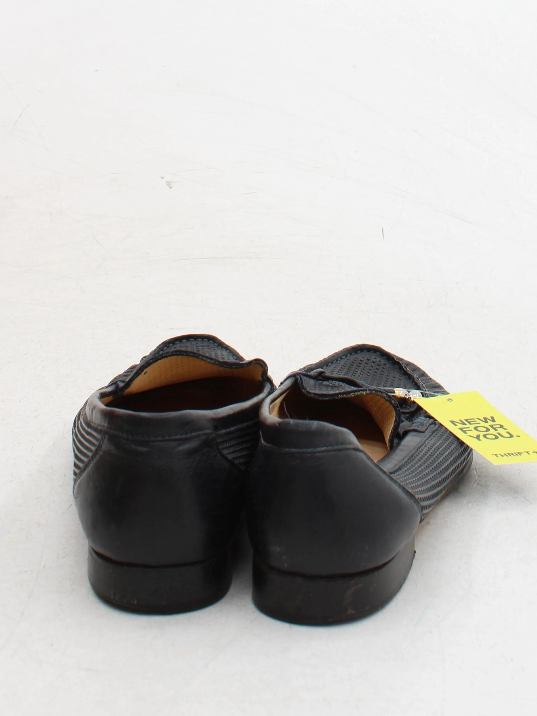 HB Women's Flat Shoes UK 6 Black 100% Leather Loafer - Image 3