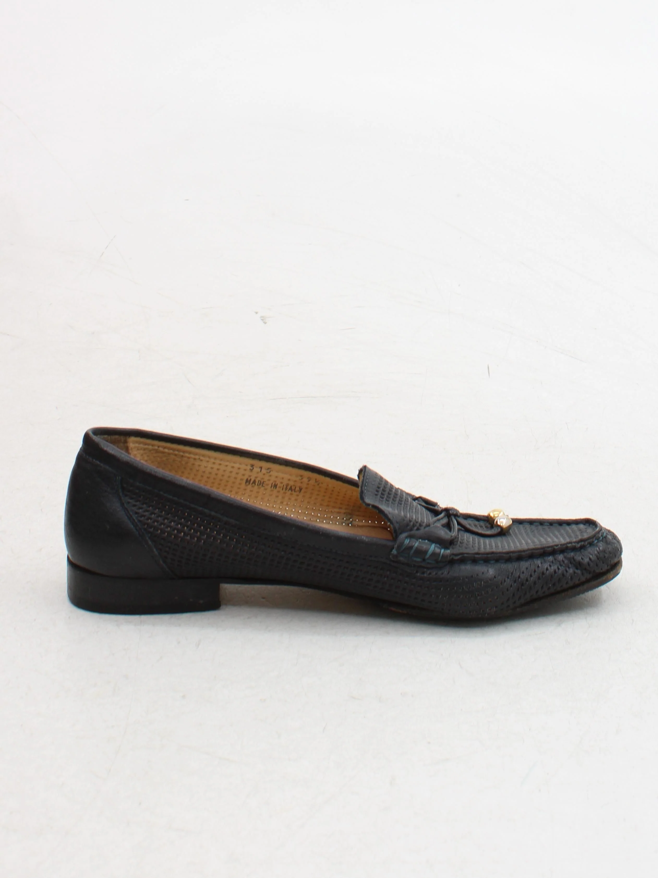 HB Women's Flat Shoes UK 6 Black 100% Leather Loafer - Image 5