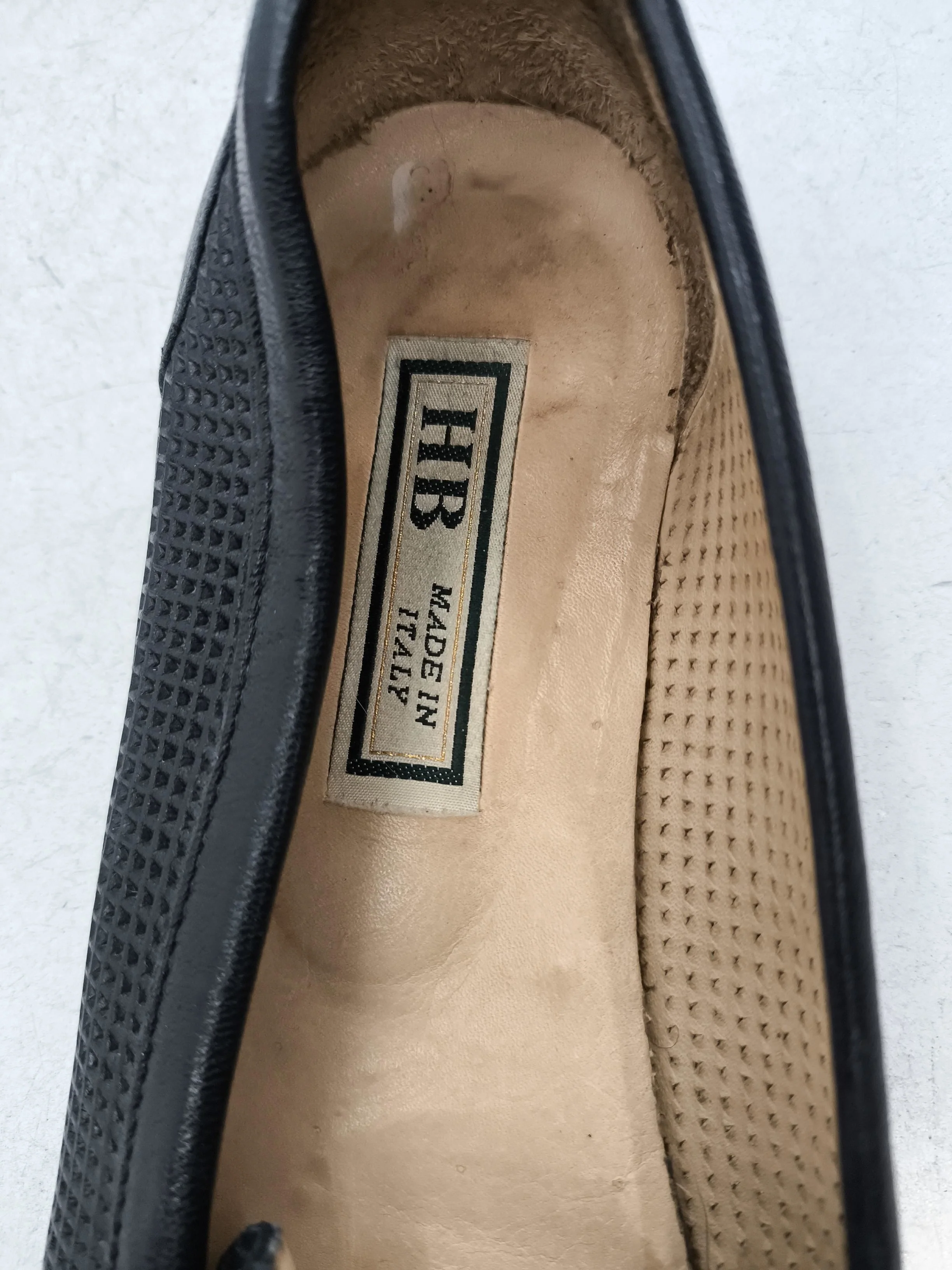 HB Women's Flat Shoes UK 6 Black 100% Leather Loafer - Image 6
