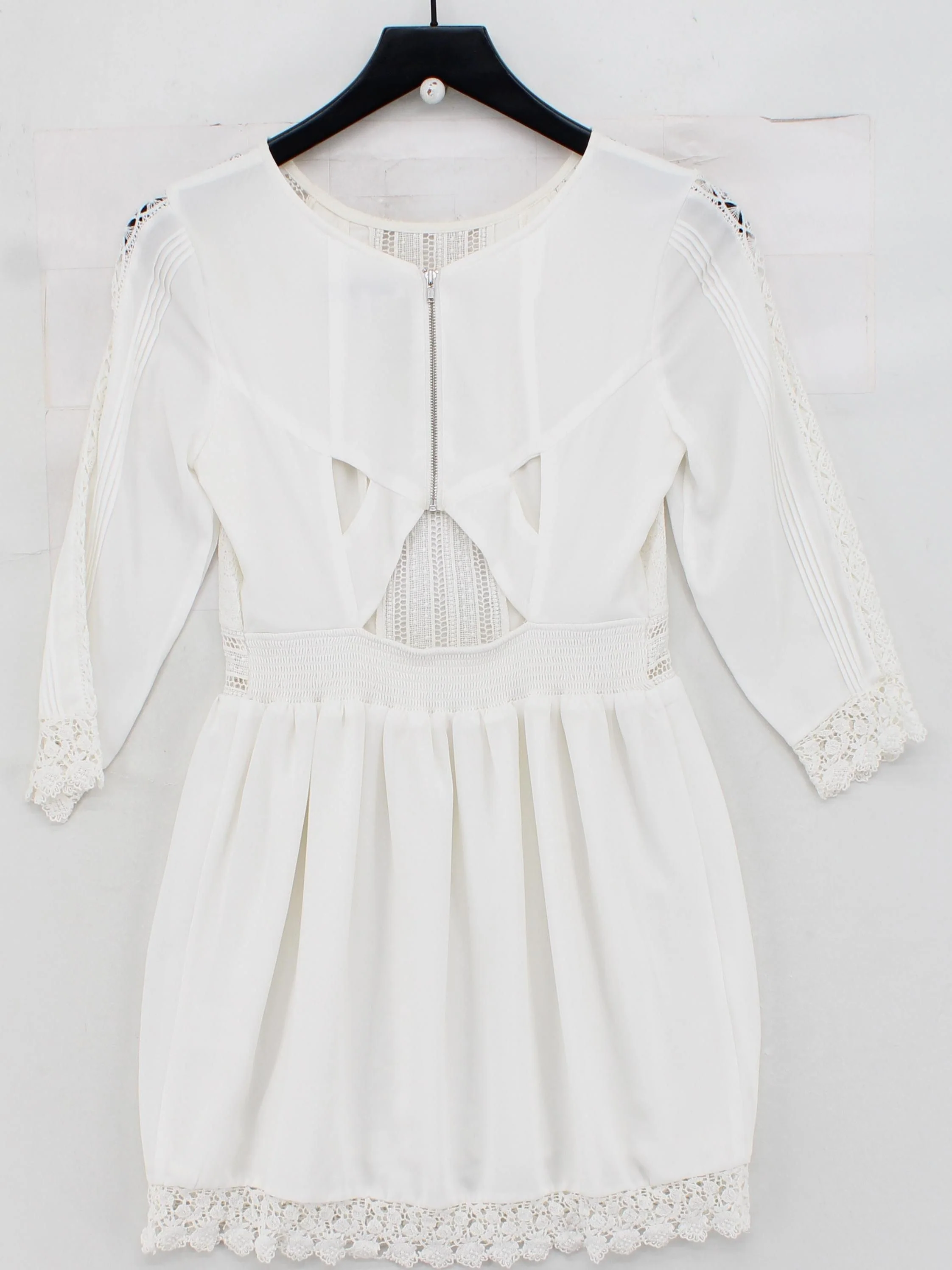 Heartloom Mini Dress XXS in White - Image 2