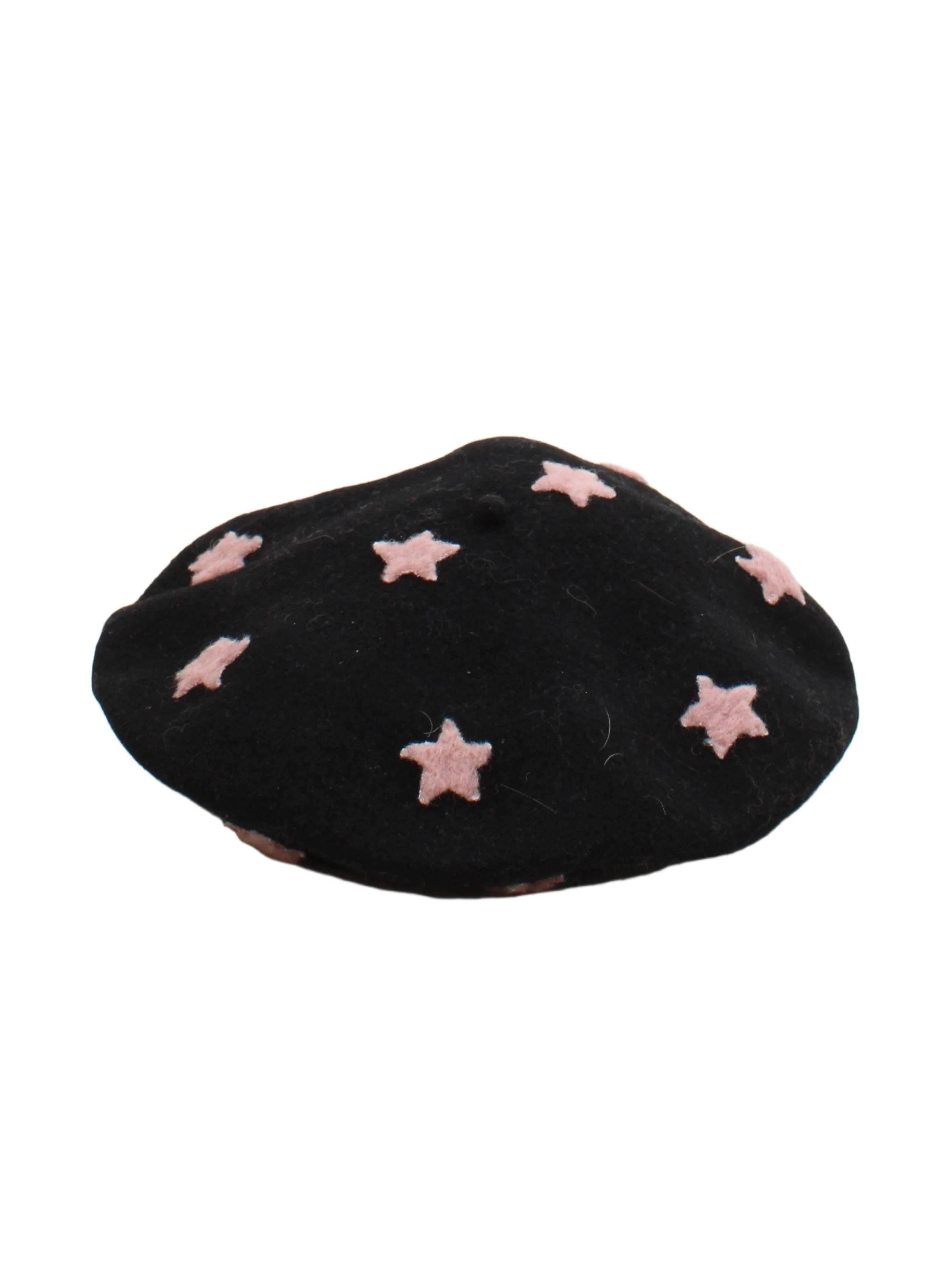 Helene Berman Women's Hat M Black 100% Polyester Beret