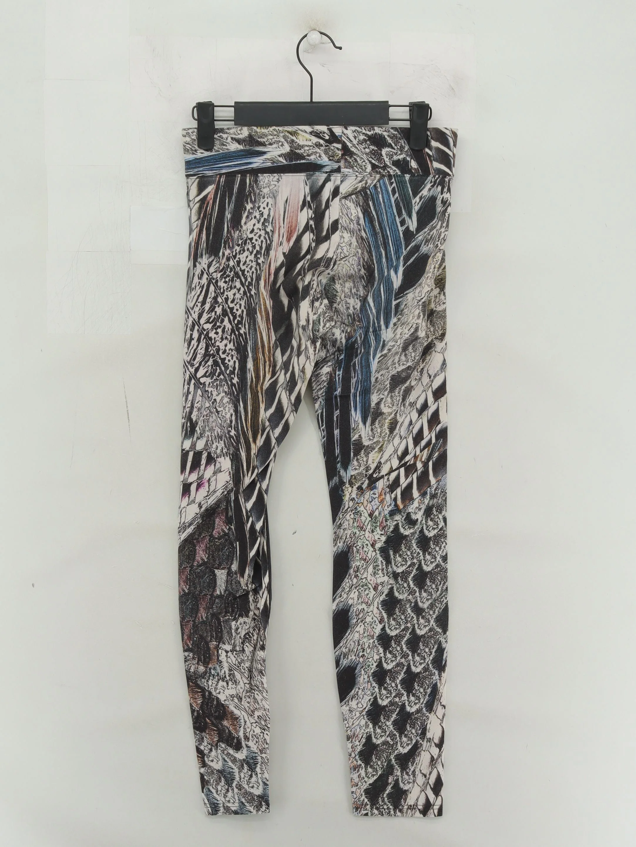 Helmut Lang Women's Leggings XS Multi Viscose with Elastane Full length - Image 2