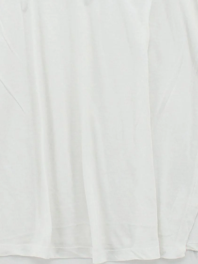 Helmut Lang Women's T-Shirt S White Cotton with Cashmere Basic - Image 4