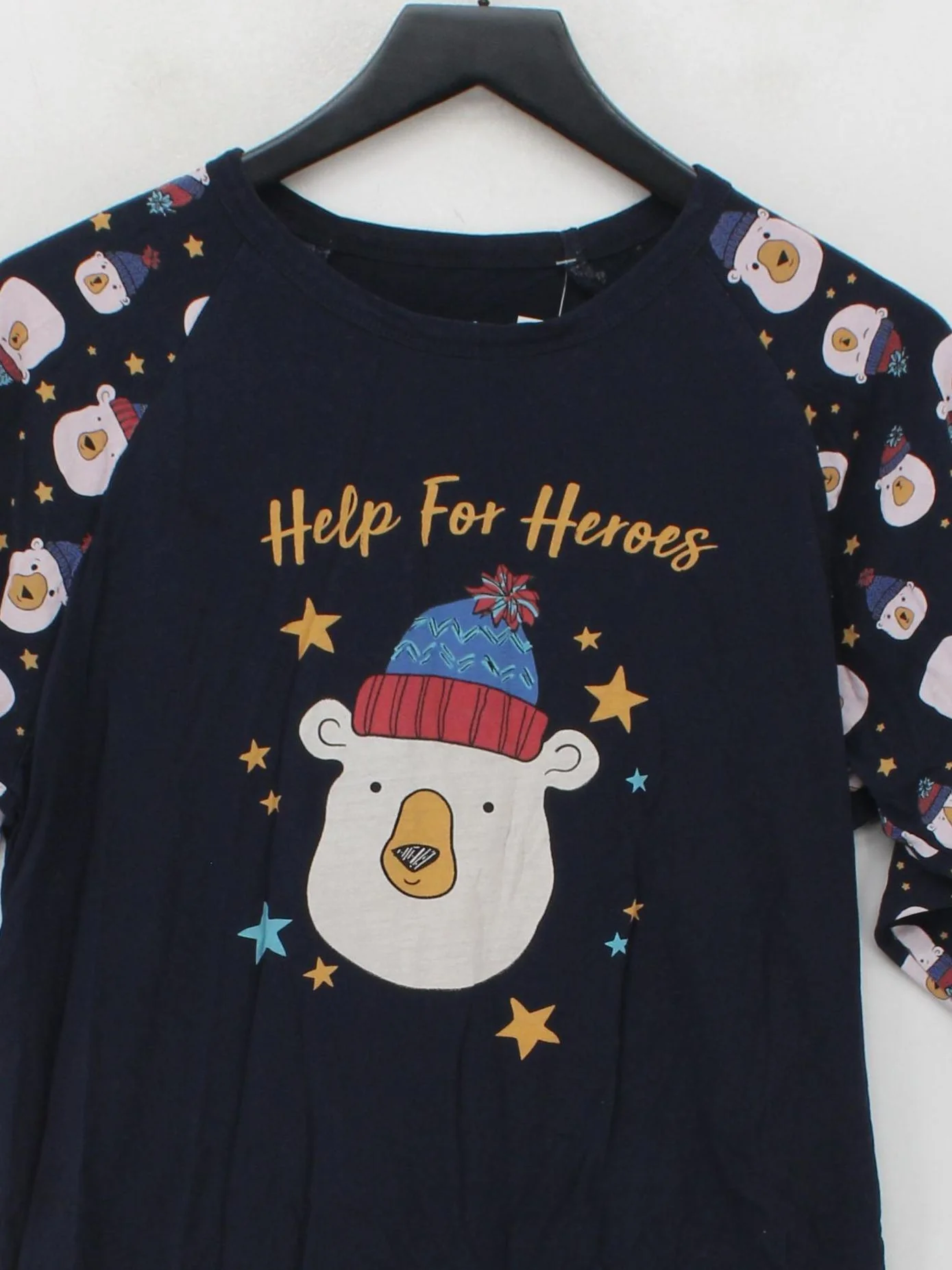 Help For Heroes Men's T-Shirt S Blue Graphic 100% Cotton Basic - Image 3