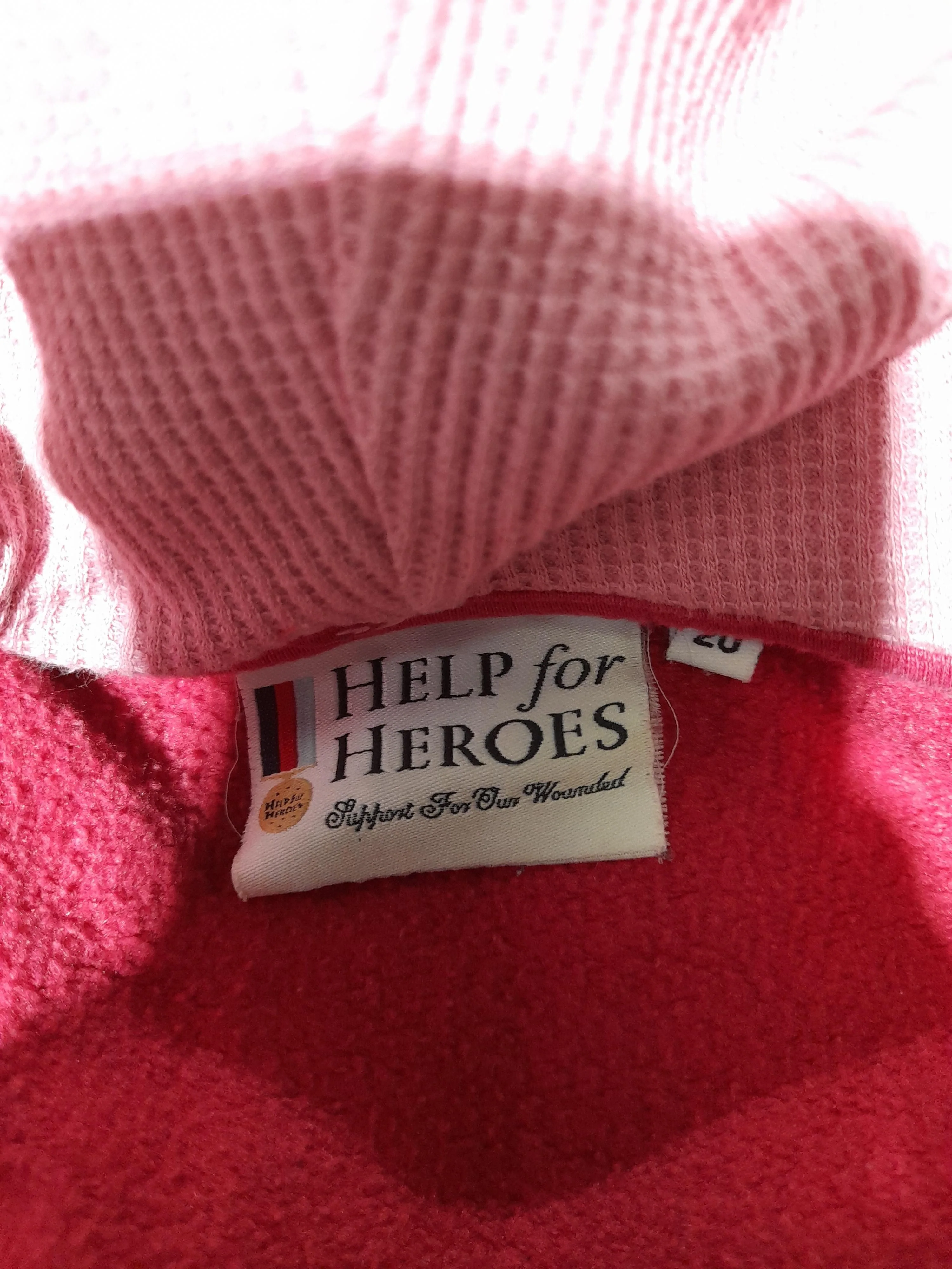 Help For Heroes Women's Jumper UK 20 Red Cotton with Polyester Pullover - Image 6