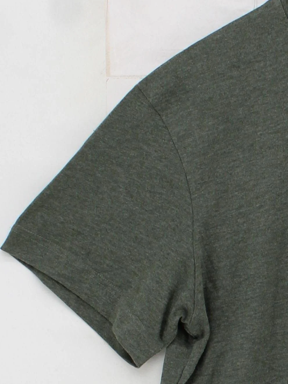 Hera Men's T-Shirt L Green Cotton with Polyester Basic - Image 4