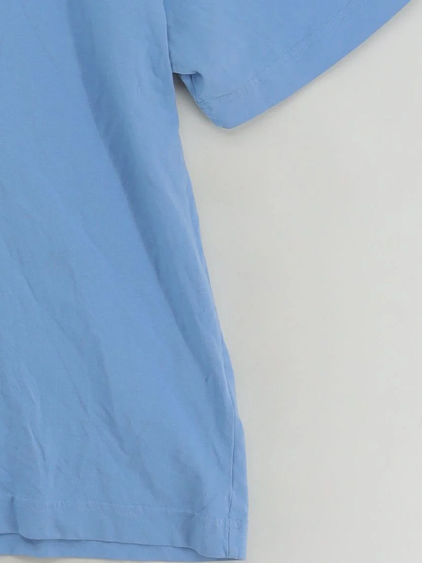 Hera Men's T-Shirt XL Blue 100% Cotton Basic - Image 4