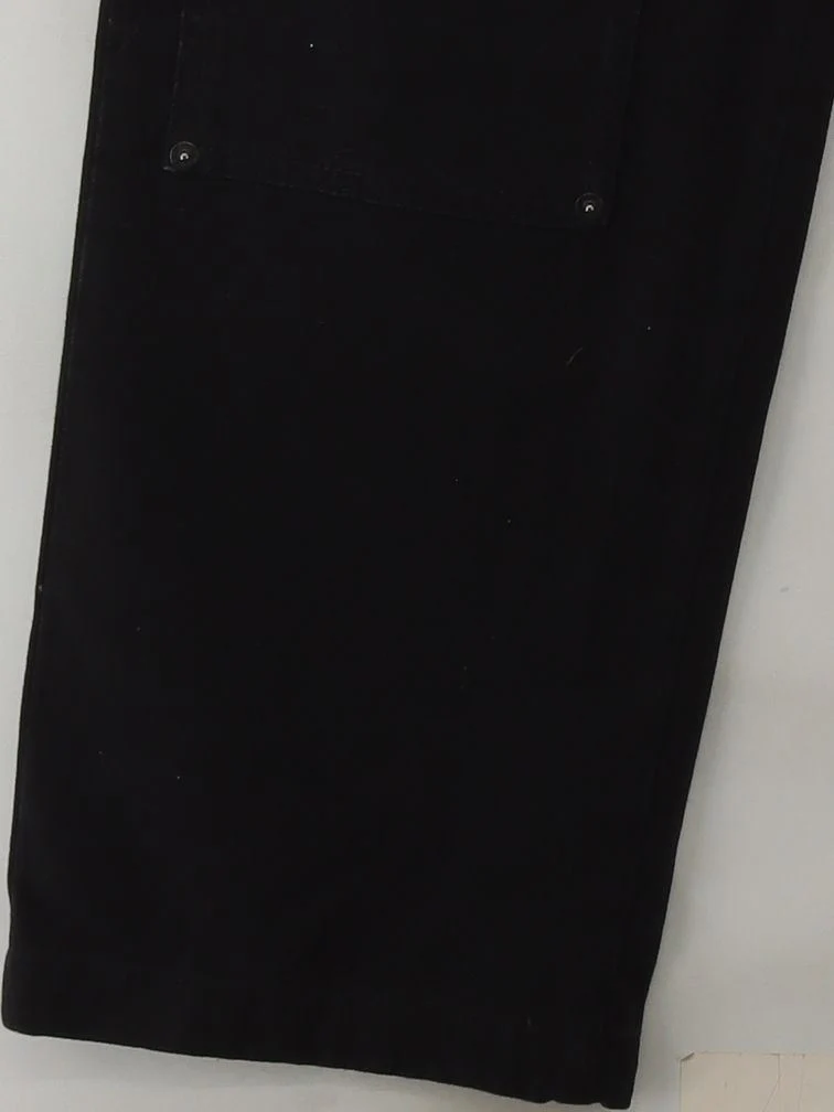 Hera Men's Trousers M Black 100% Cotton Straight Cargo - Image 4