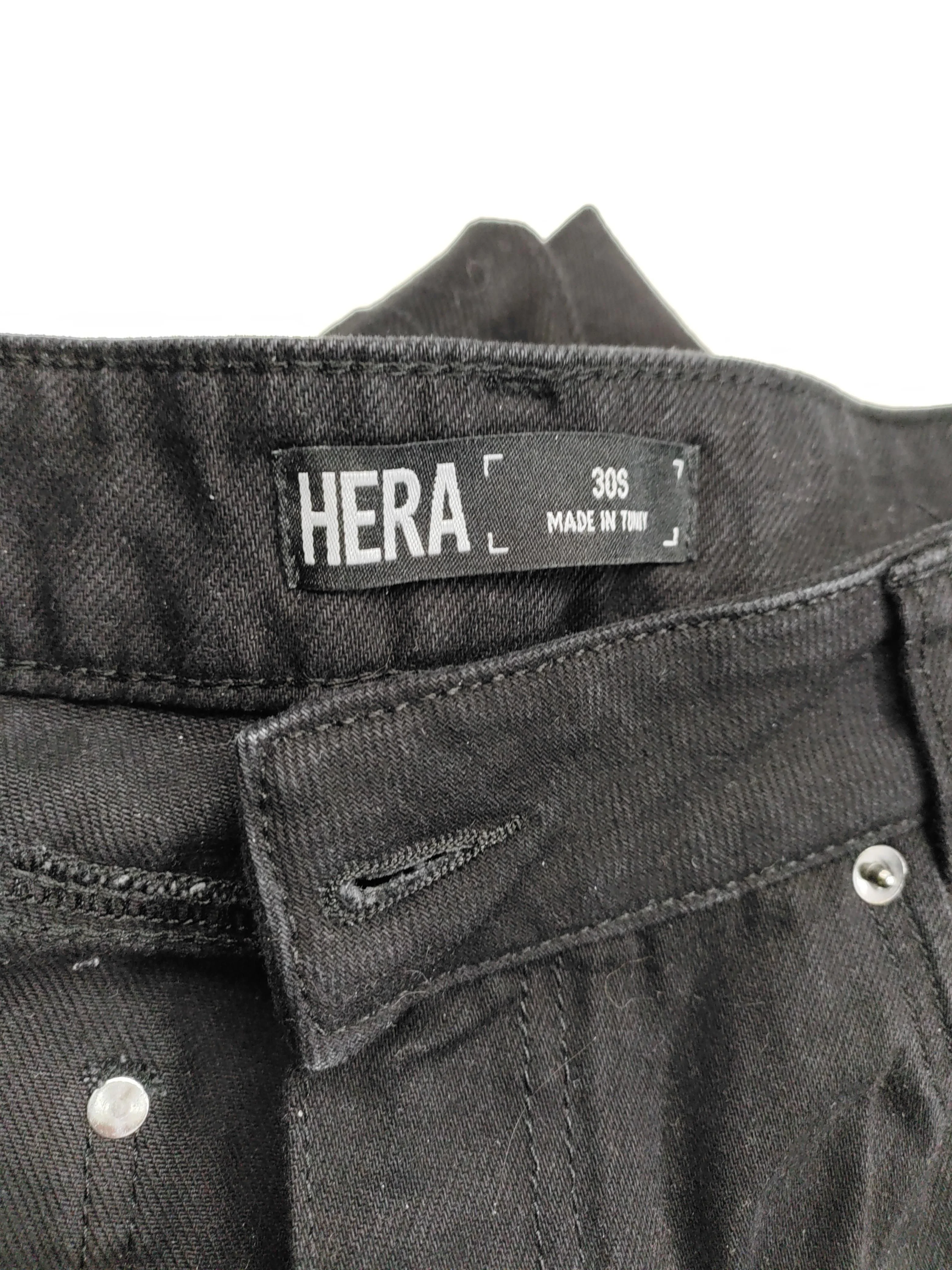 Hera Men's Trousers M Black 100% Cotton Straight Cargo - Image 5
