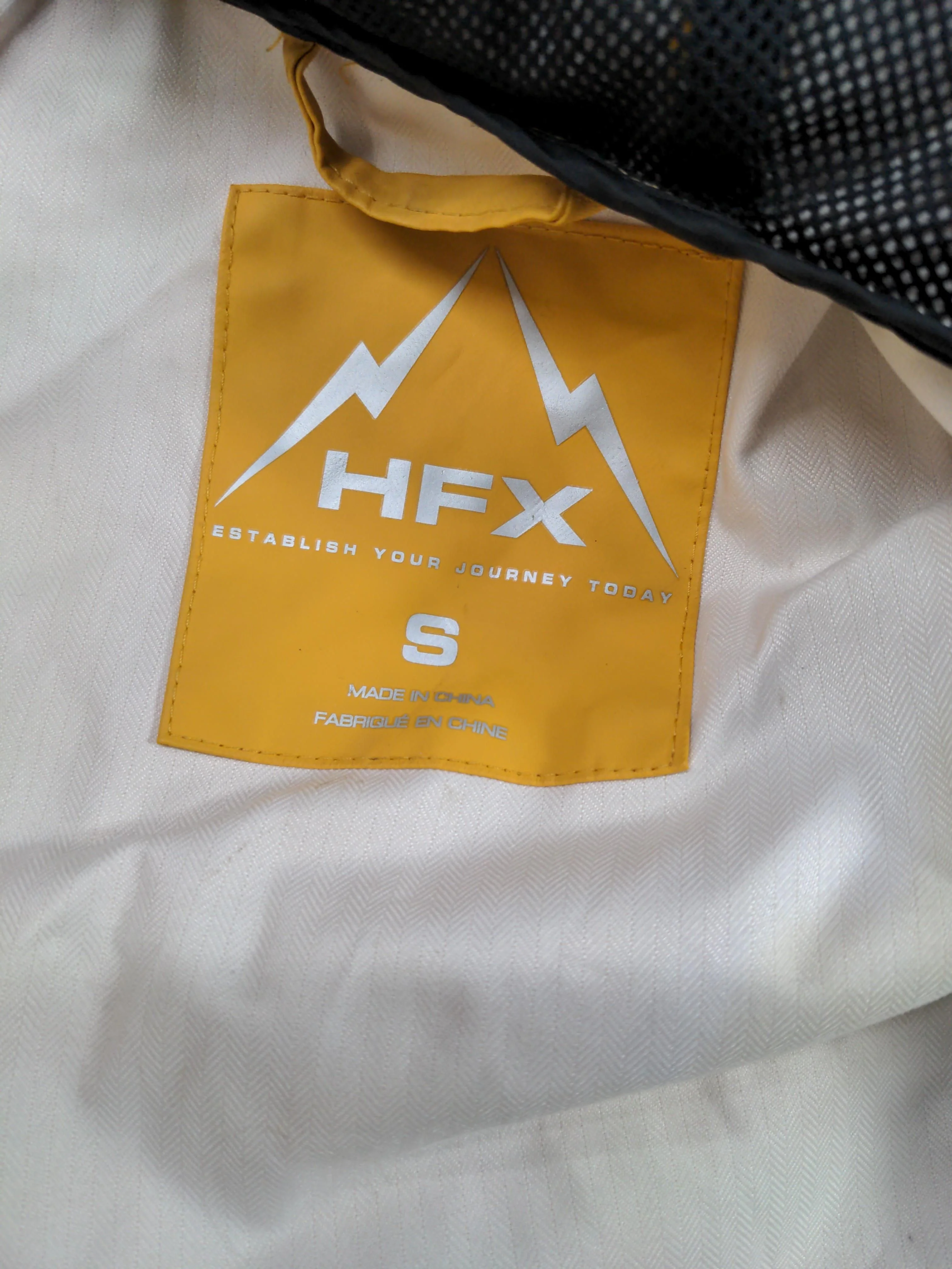 HFX Rain Coat jacket yellow - Image 6