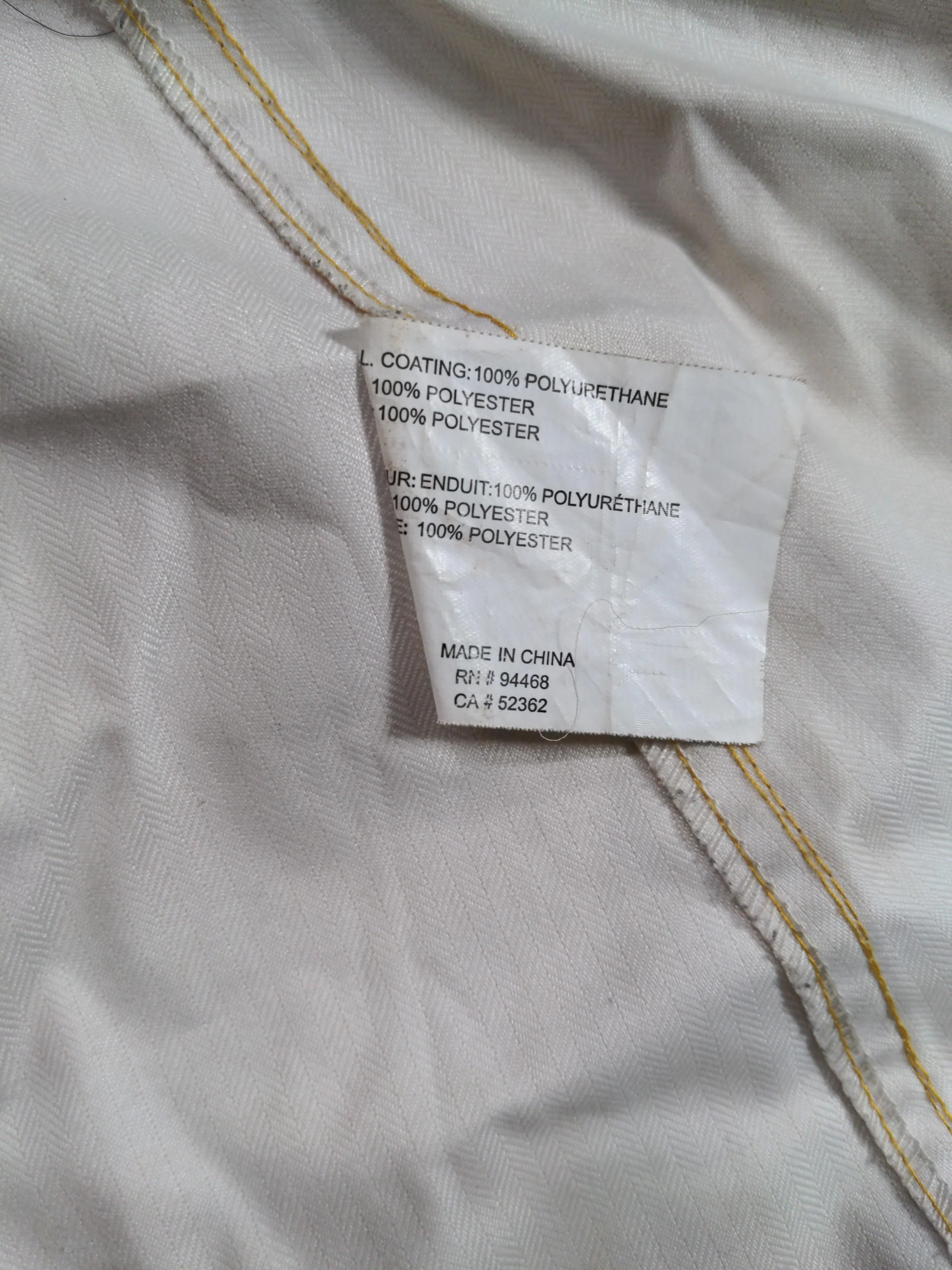 HFX Rain Coat jacket yellow - Image 7