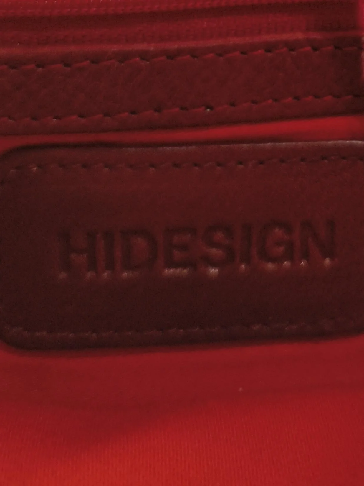 Hidesign Women's Bag Red 100% Leather Shoulder Bag - Image 7
