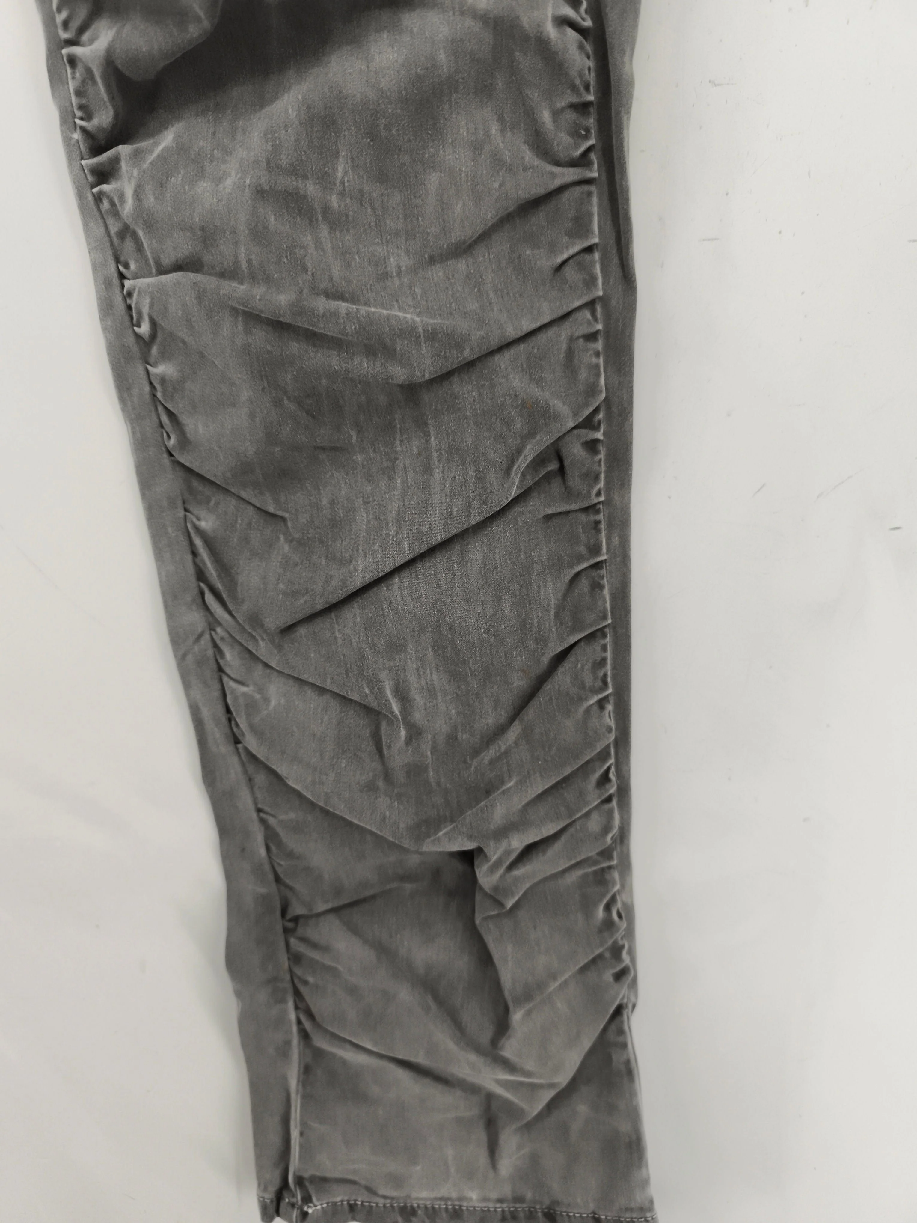 HIGH Women's Trousers UK 12 Grey Cotton with Lyocell Modal, Elastane Chino - Image 5