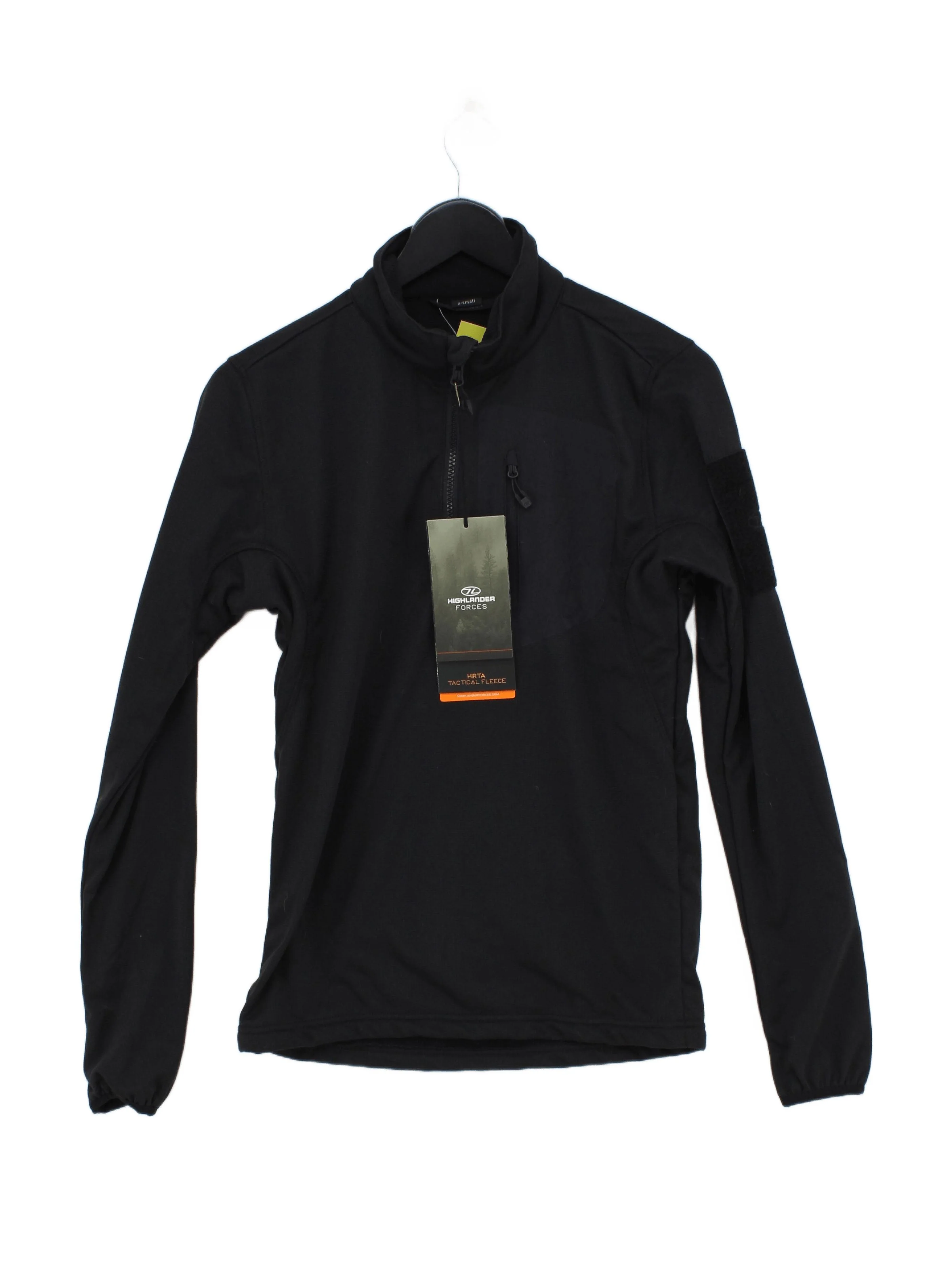 Highlander Men's Hoodie XS Black Polyester with Nylon, Elastane Pullover