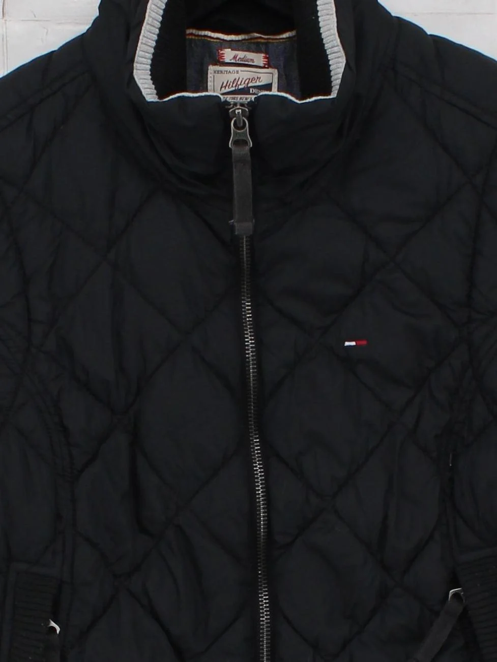 Hilfiger Denim Men's Coat M Black Polyester with Nylon, Elastane Overcoat - Image 3