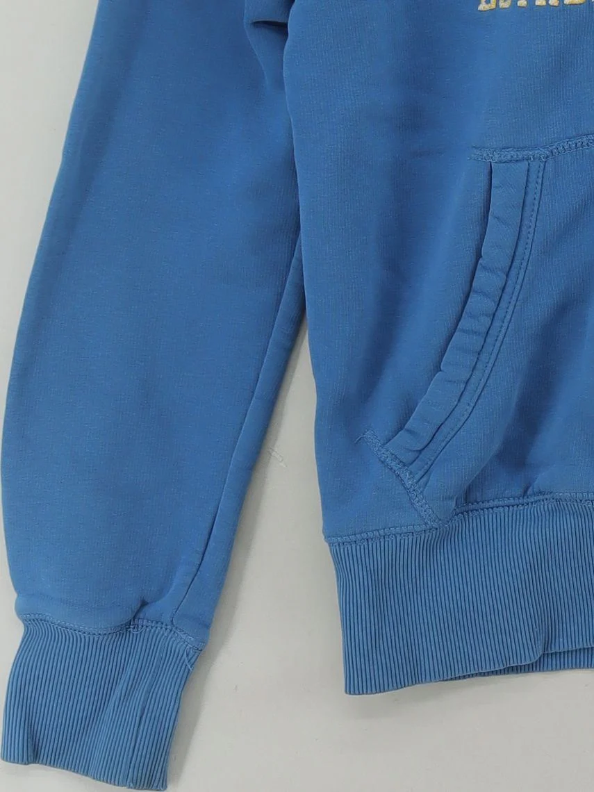 Hilfiger Denim Men's Hoodie M Blue Cotton with Polyester, Elastane Pullover - Image 4