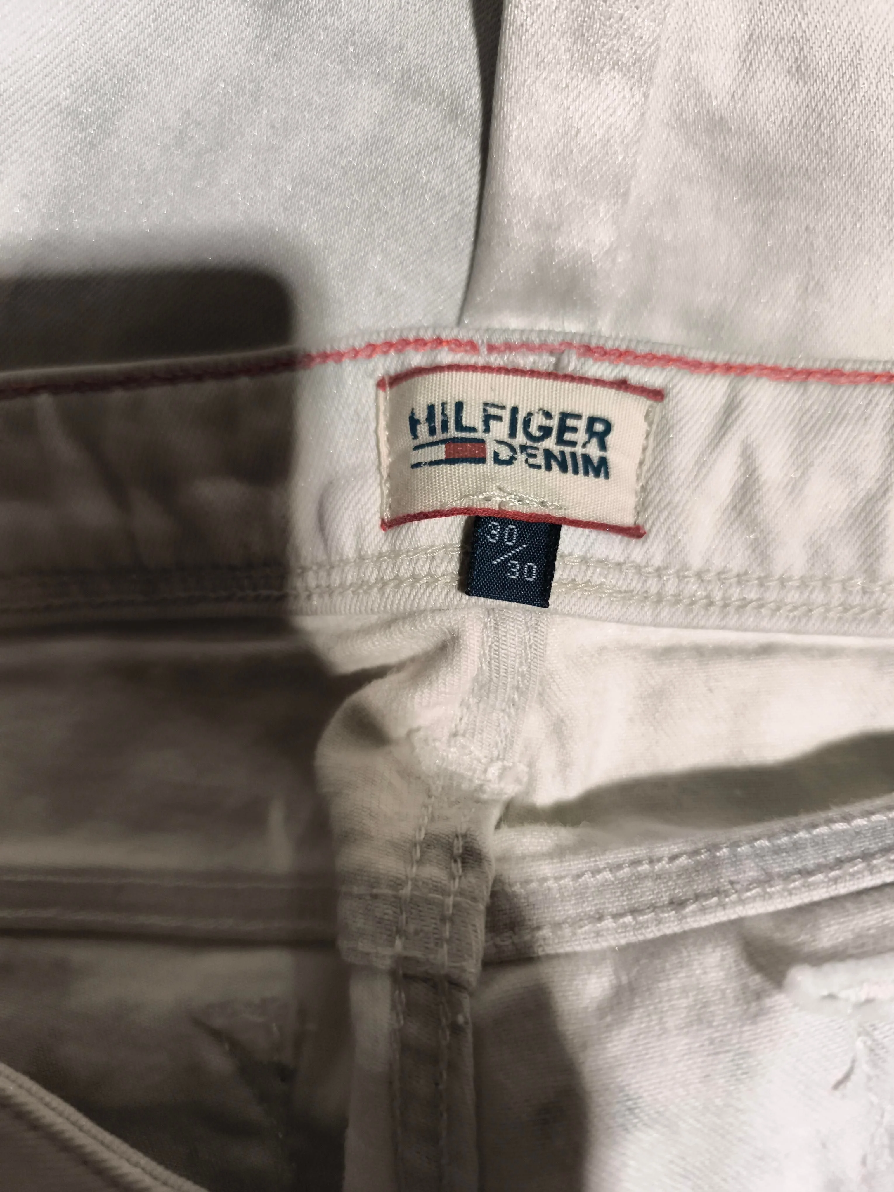 Hilfiger Denim Men's Jeans W 30 in Cream Cotton New with tags - Image 6