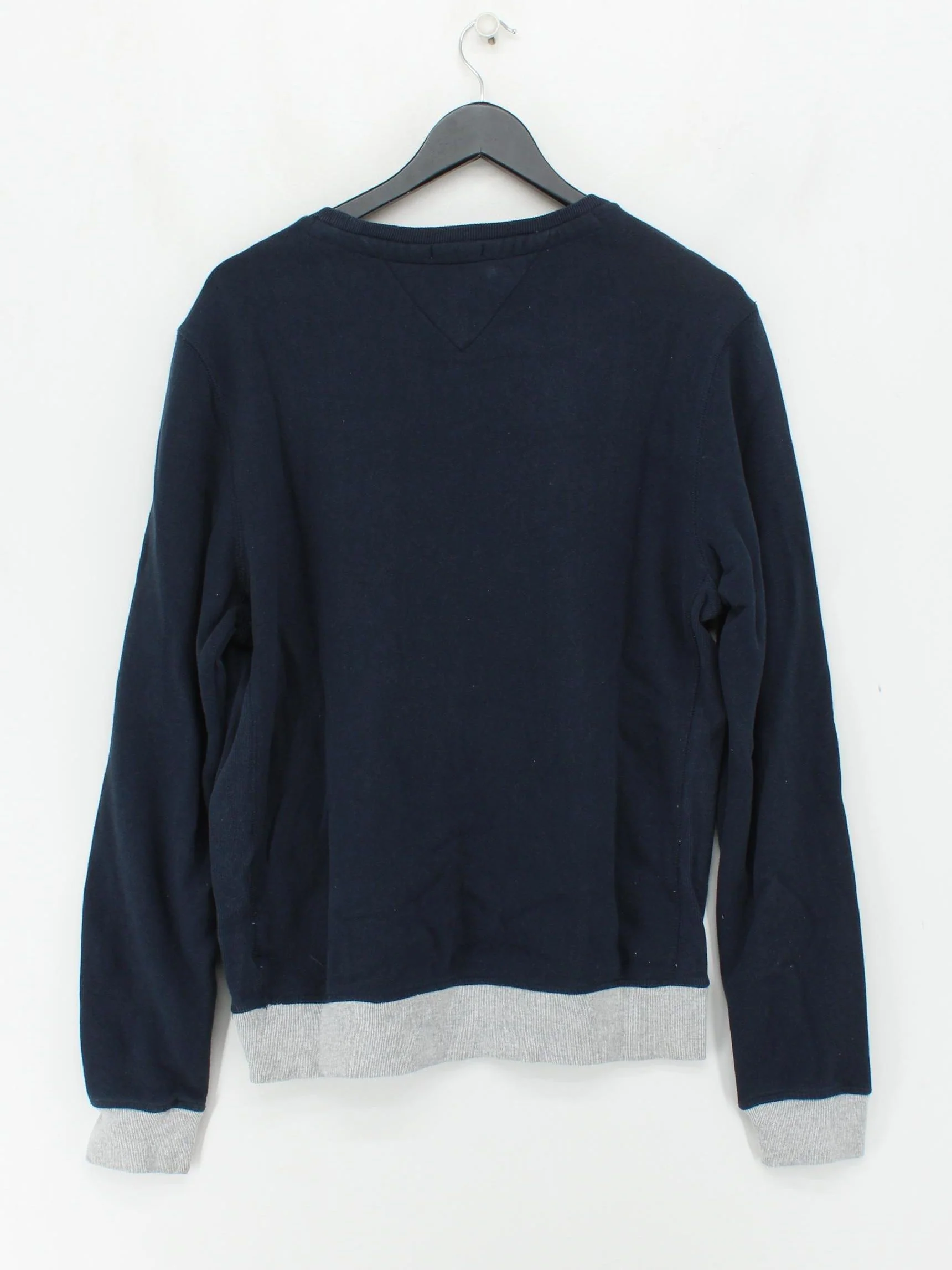 Hilfiger Denim Men's Jumper M Blue Cotton with Polyester Pullover - Image 2