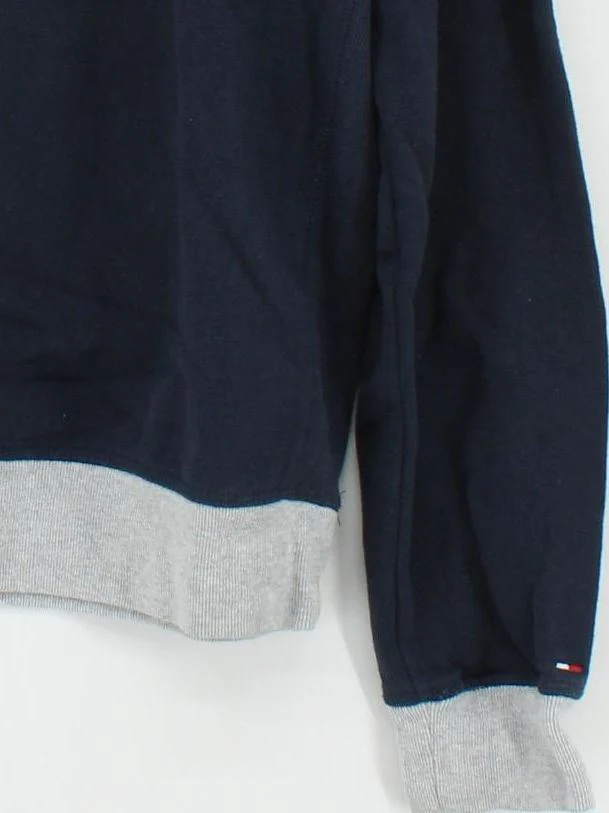 Hilfiger Denim Men's Jumper M Blue Cotton with Polyester Pullover - Image 4