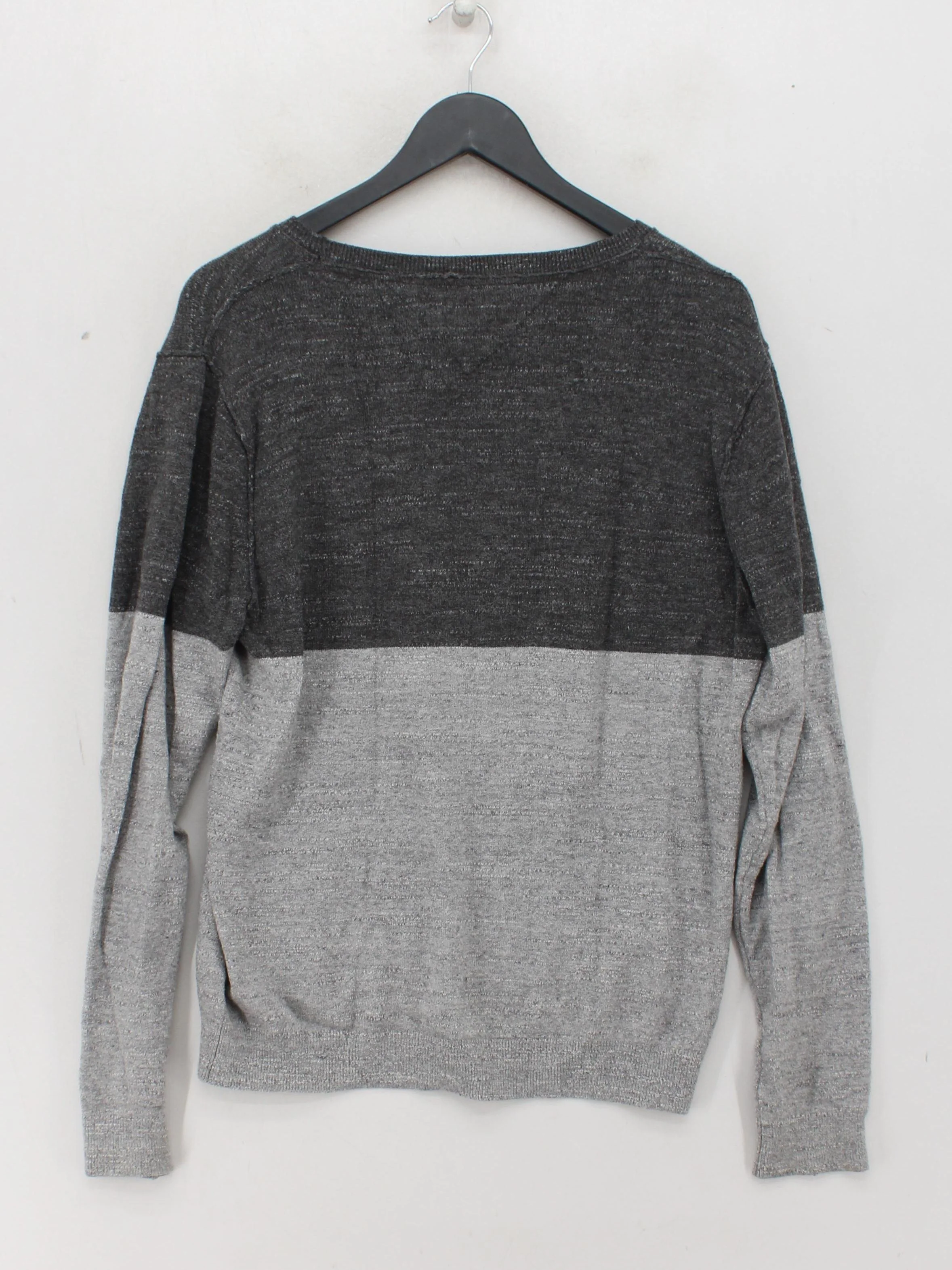 Hilfiger Denim Men's Jumper M Grey Cotton with Nylon, Viscose Pullover - Image 2