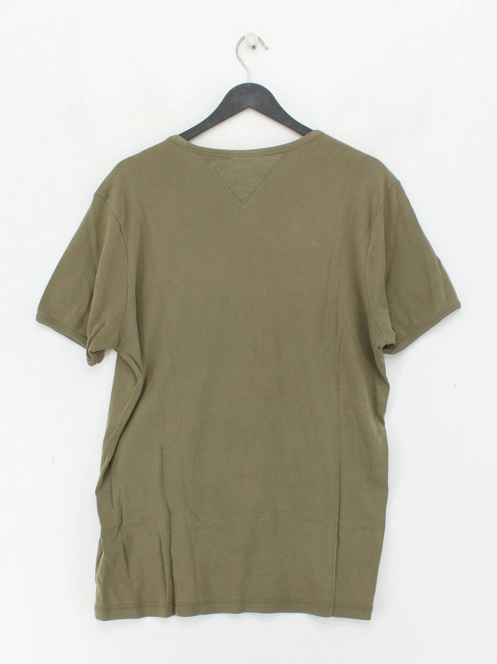 Hilfiger Denim Men's T-Shirt XL Green 100% Cotton Basic - Image 2