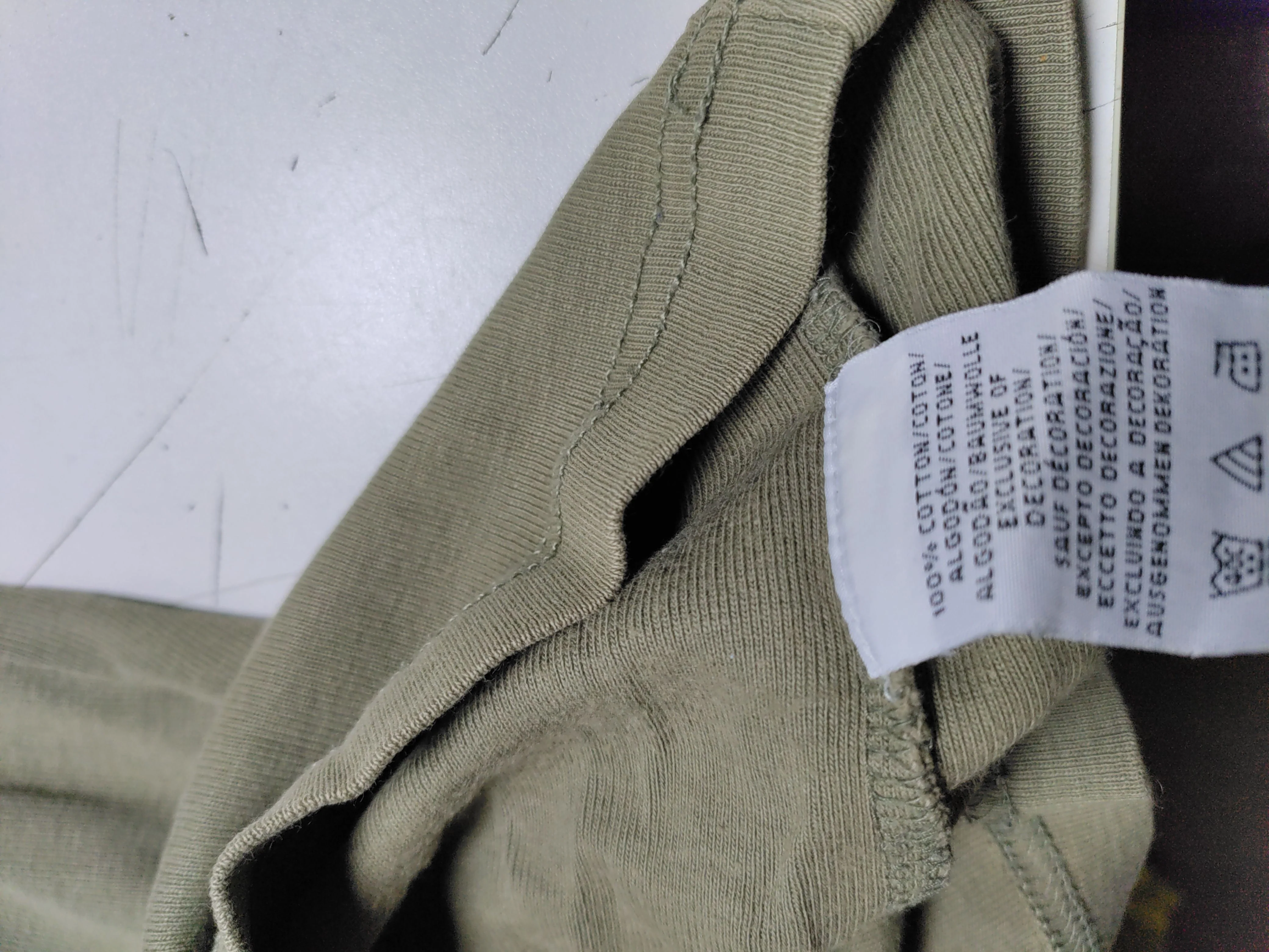 Hilfiger Denim Men's T-Shirt XL Green 100% Cotton Basic - Image 6