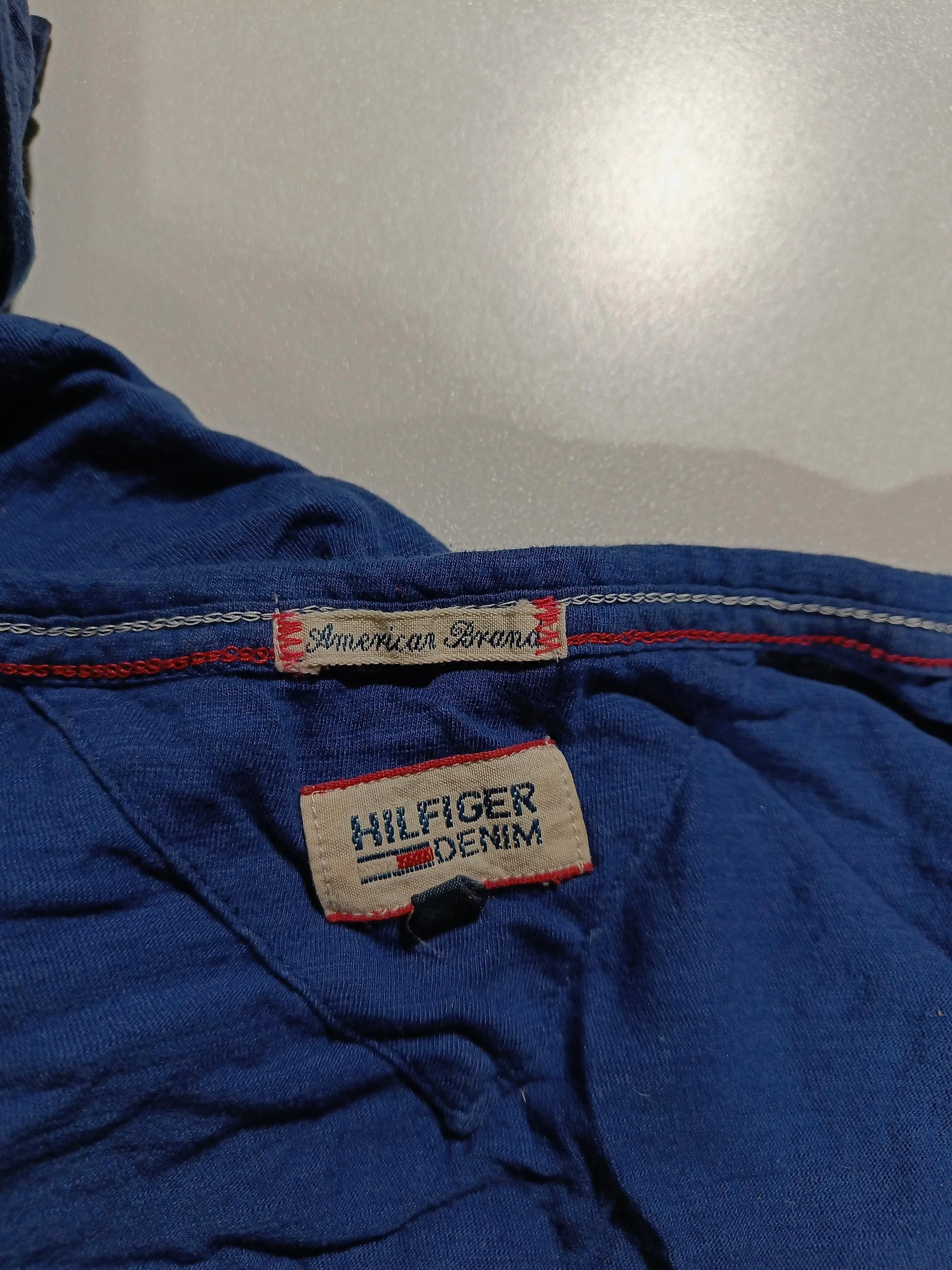 Hilfiger Denim Women's T-Shirt M Blue 100% Cotton Basic - Image 6
