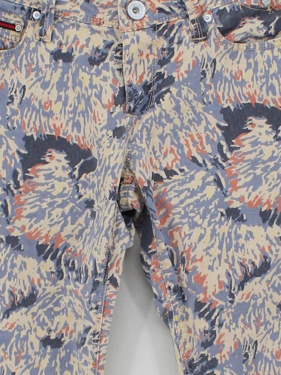 Hilfiger Denim Women's Trousers W 29 in Multi Cotton with Elastane Capri - Image 3