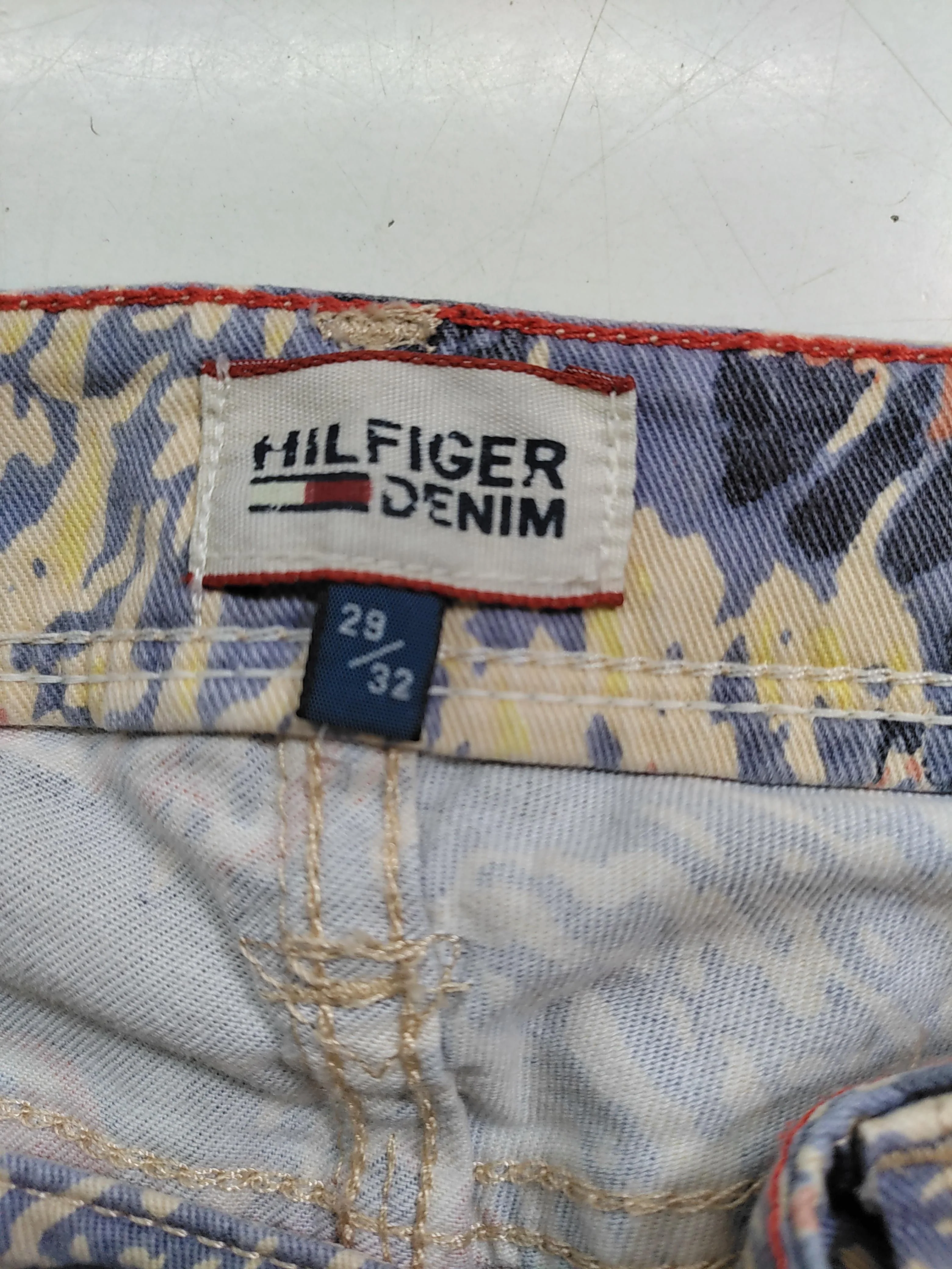 Hilfiger Denim Women's Trousers W 29 in Multi Cotton with Elastane Capri - Image 5