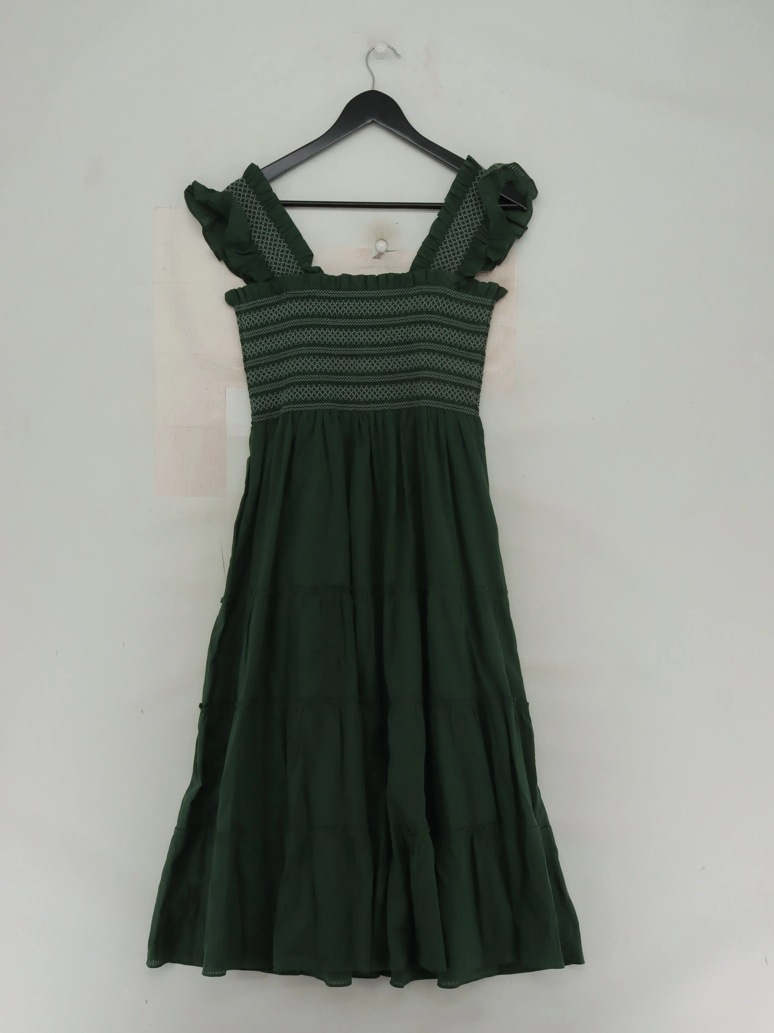 HILL HOUSE Jumper Midi Dress M in Green - Image 2