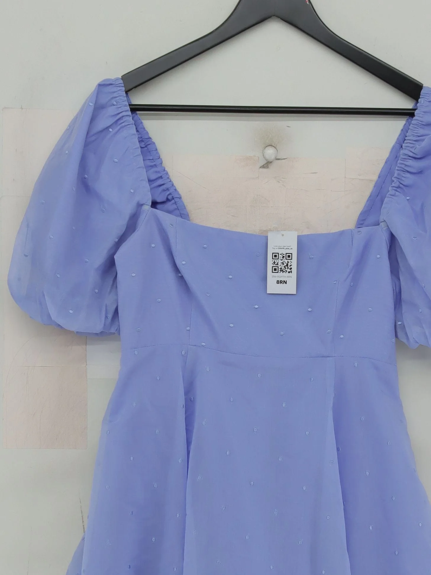HILL HOUSE Skater Midi Dress M in Blue - Image 3