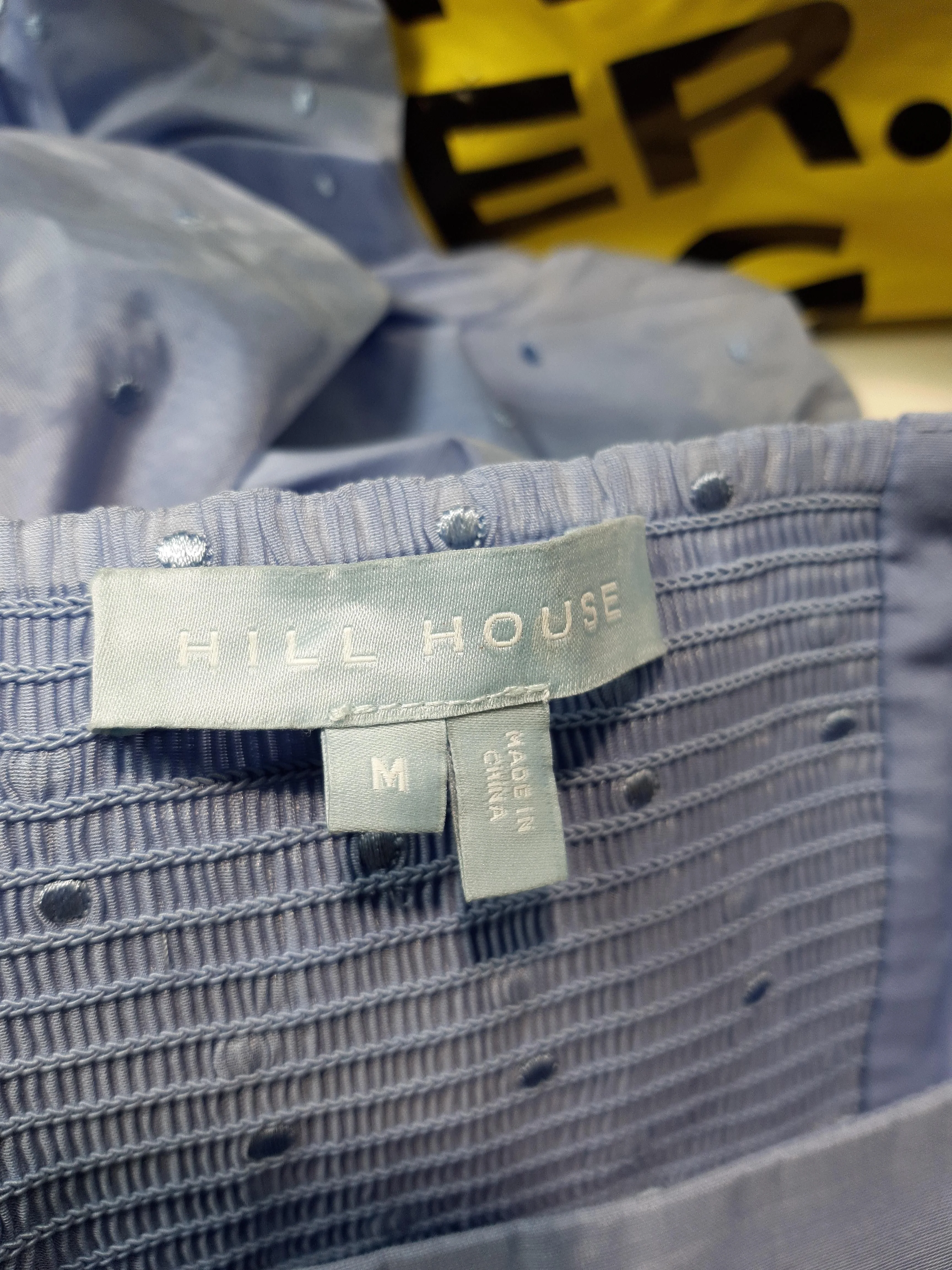 HILL HOUSE Skater Midi Dress M in Blue - Image 5