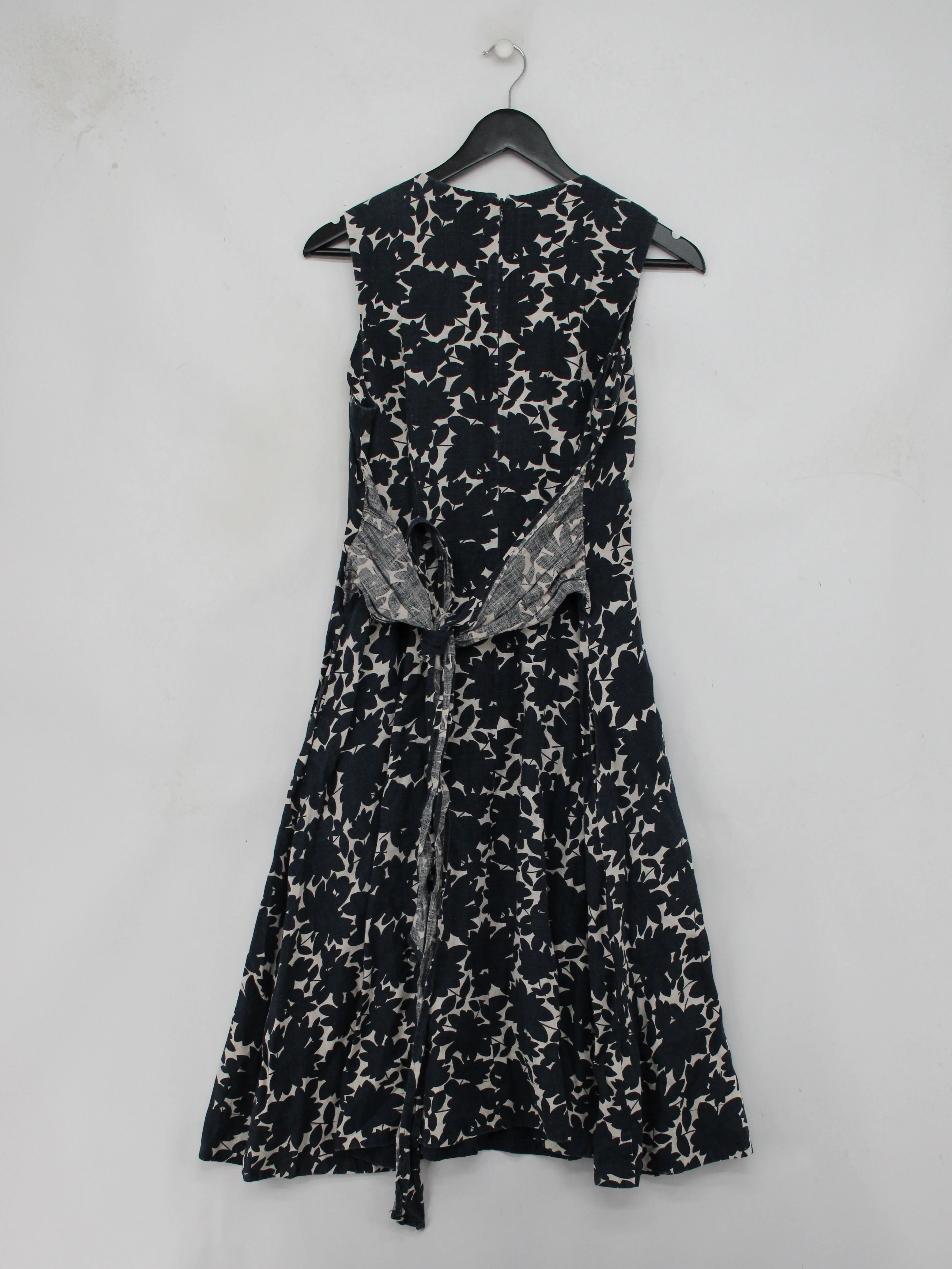 Hobbs A-Line Midi Dress UK10 in Blue - Image 2