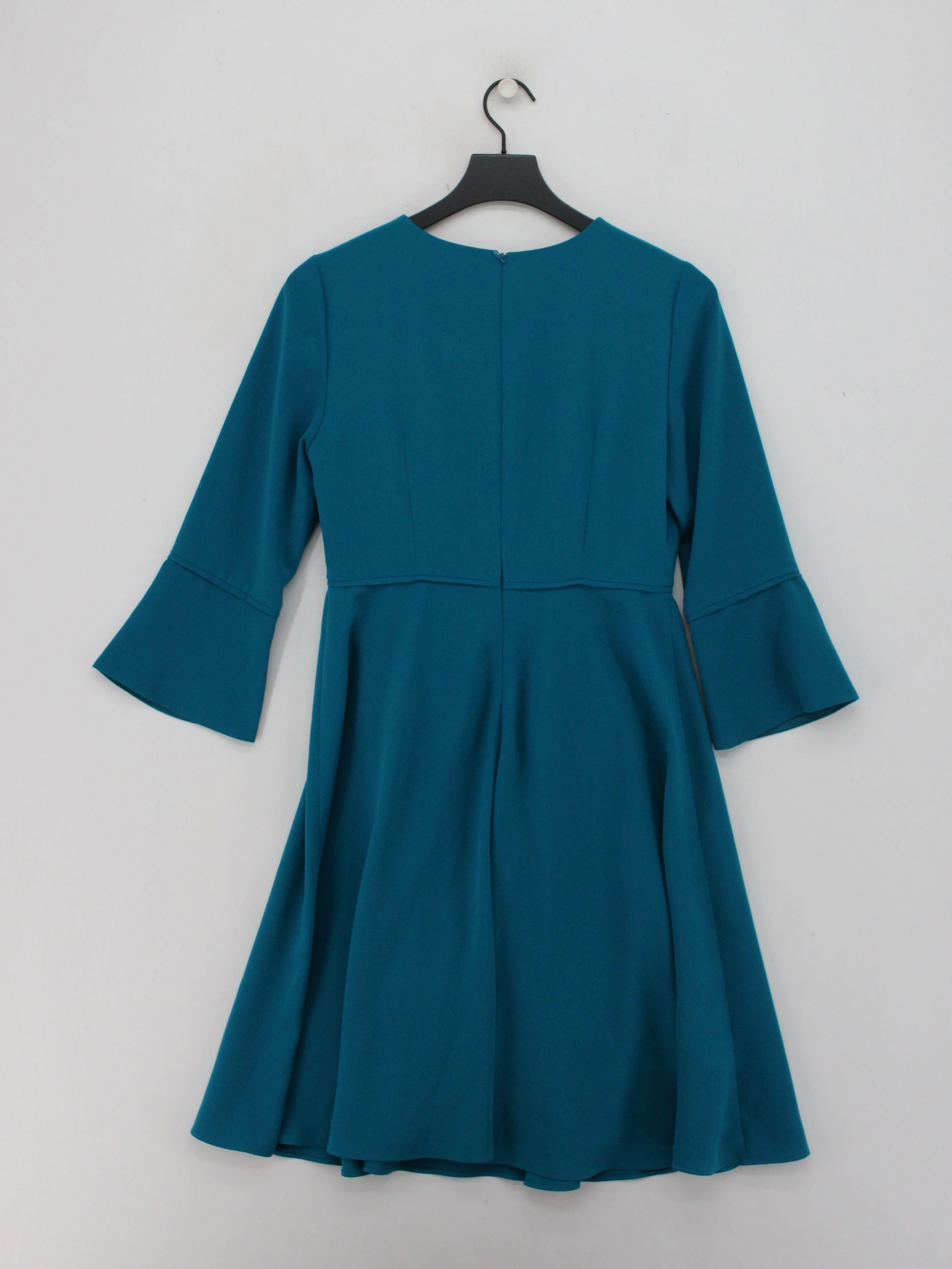 Hobbs A-Line Midi Dress UK10 in Blue - Image 2