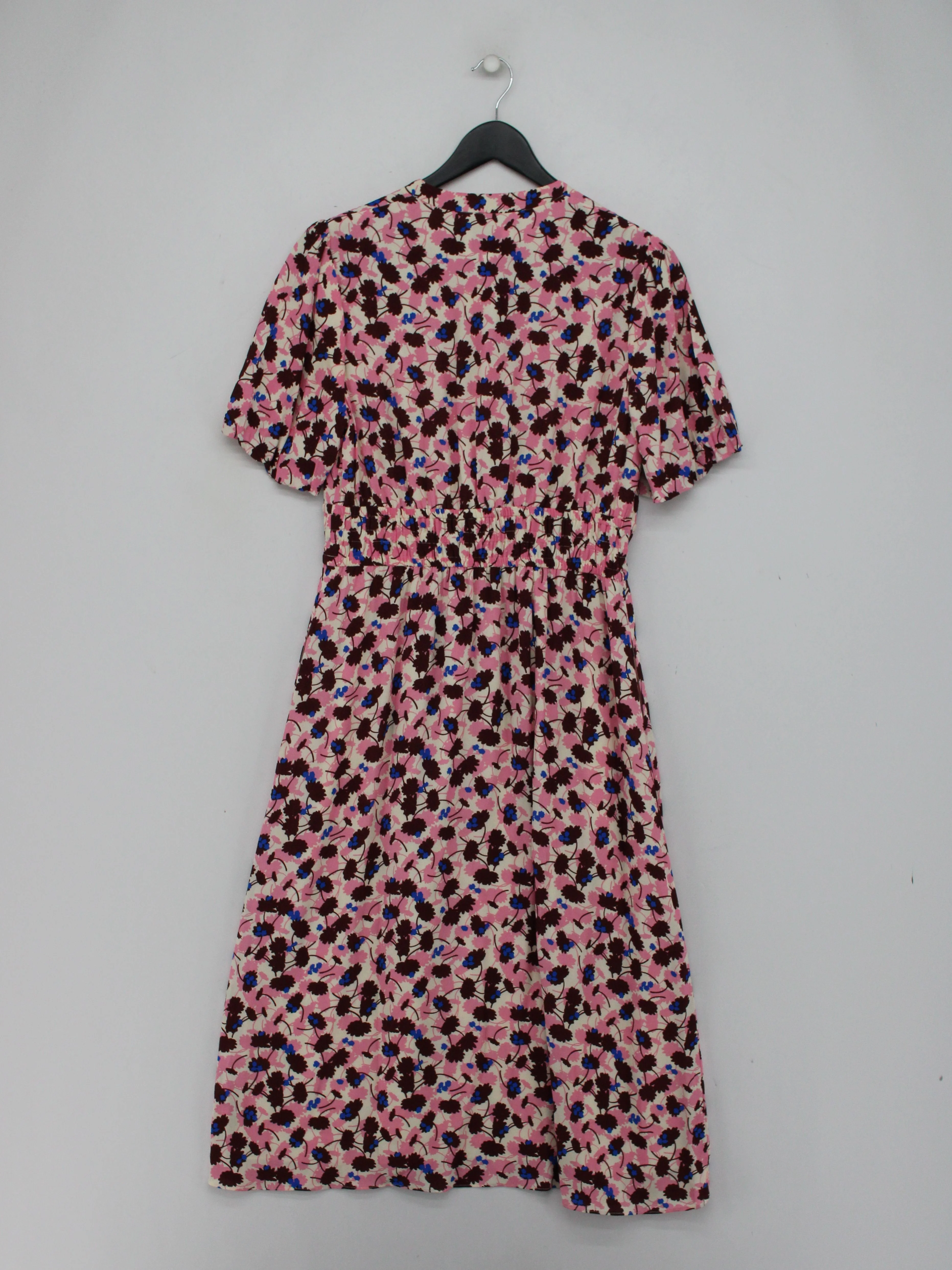 Hobbs A-Line Midi Dress UK10 in Multi - Image 2