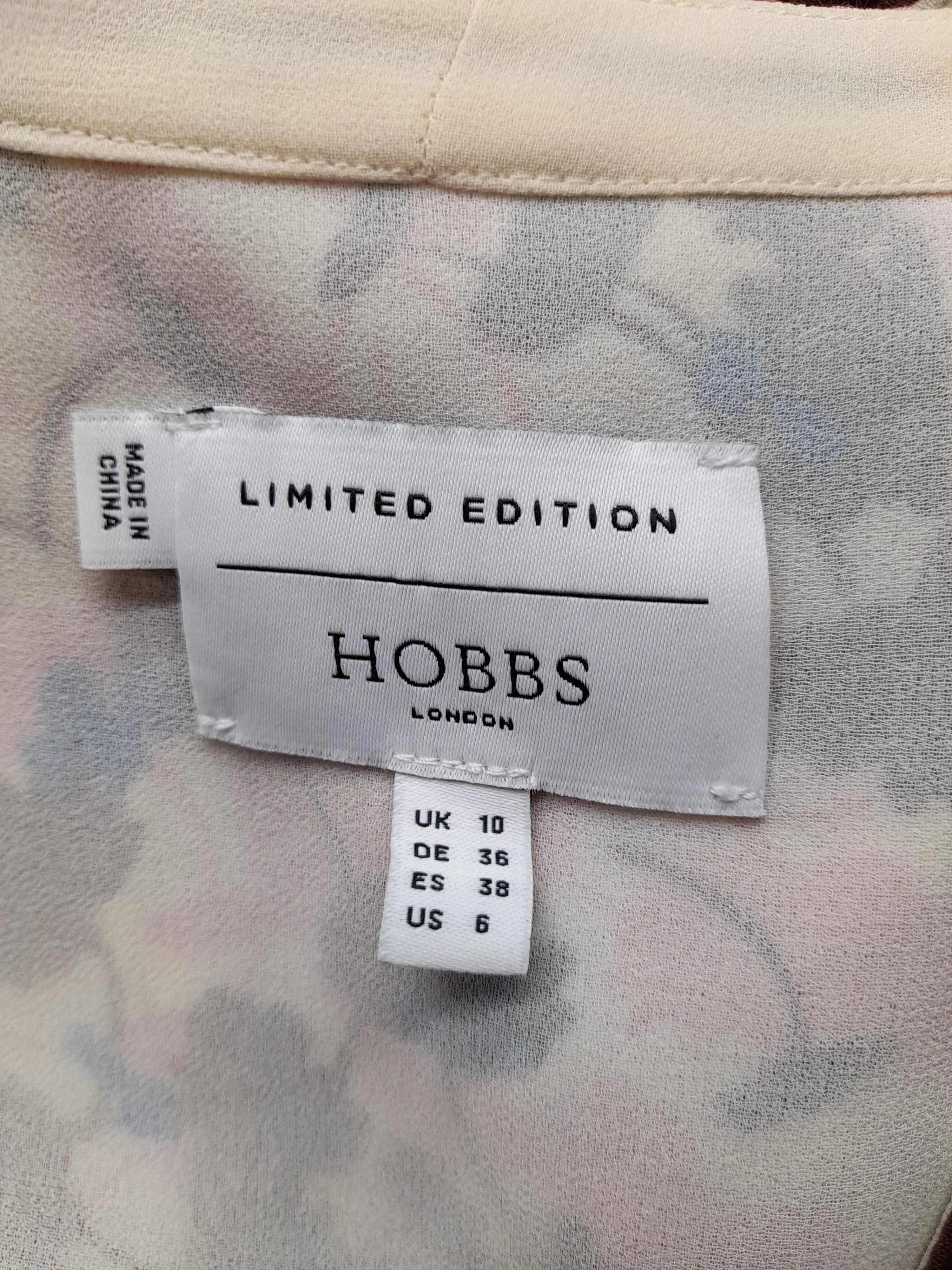 Hobbs A-Line Midi Dress UK10 in Multi - Image 5