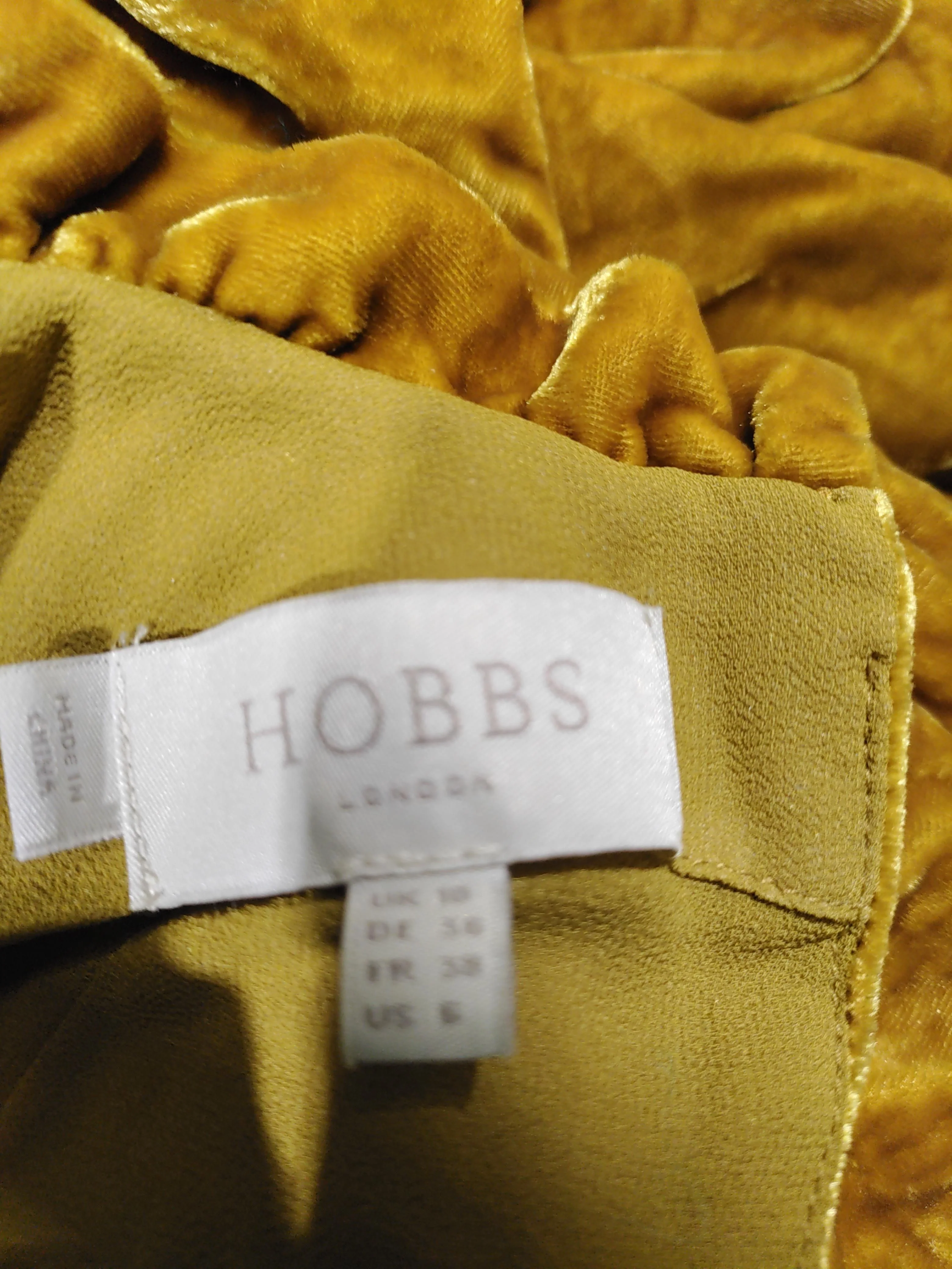 Hobbs A-Line Midi Dress UK10 in Tan - Image 5