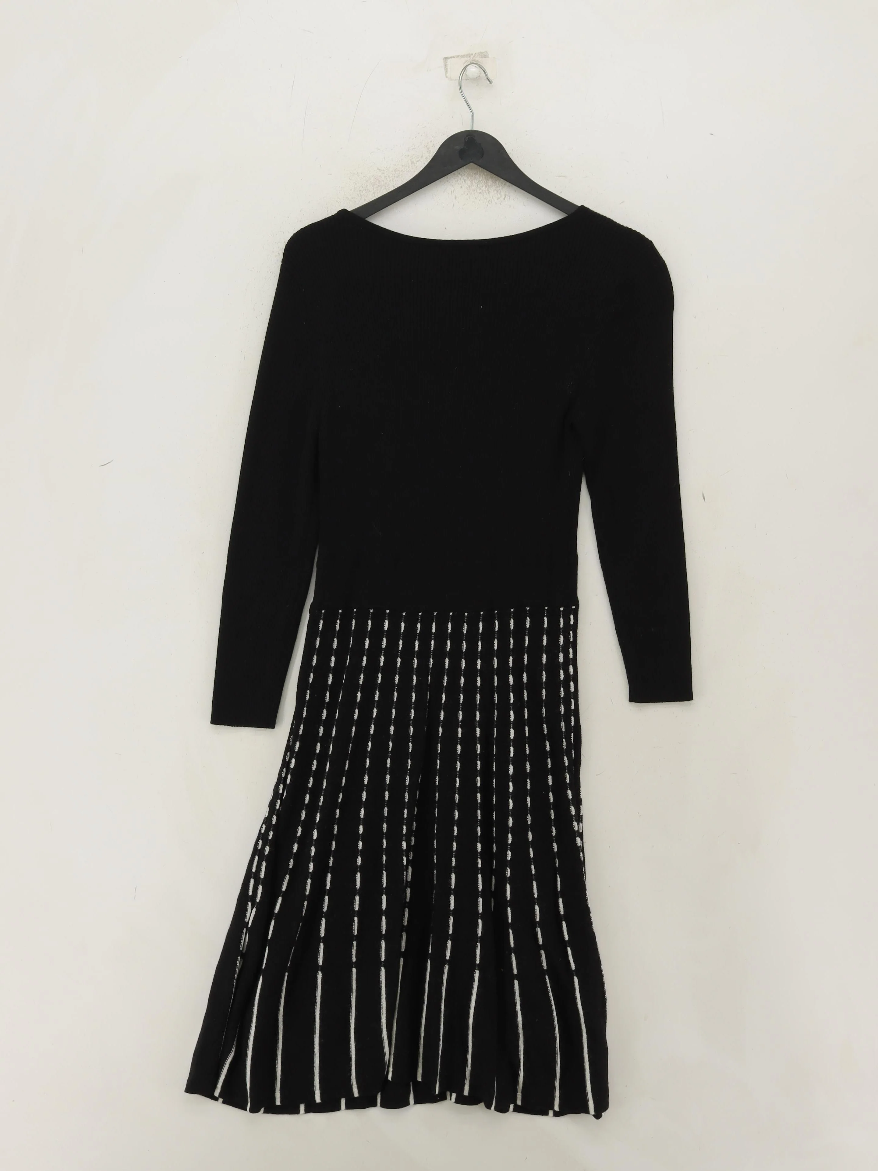 Hobbs A-Line Midi Dress UK12 in Black - Image 2