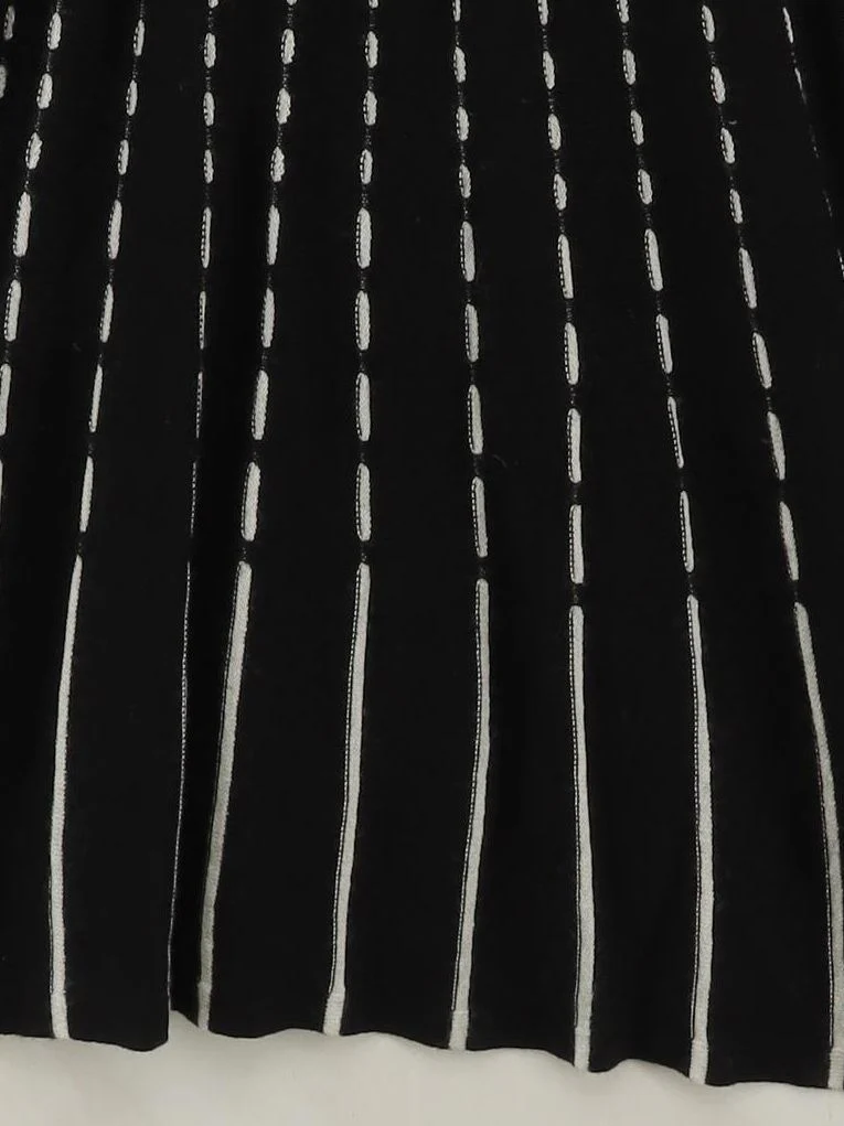 Hobbs A-Line Midi Dress UK12 in Black - Image 4