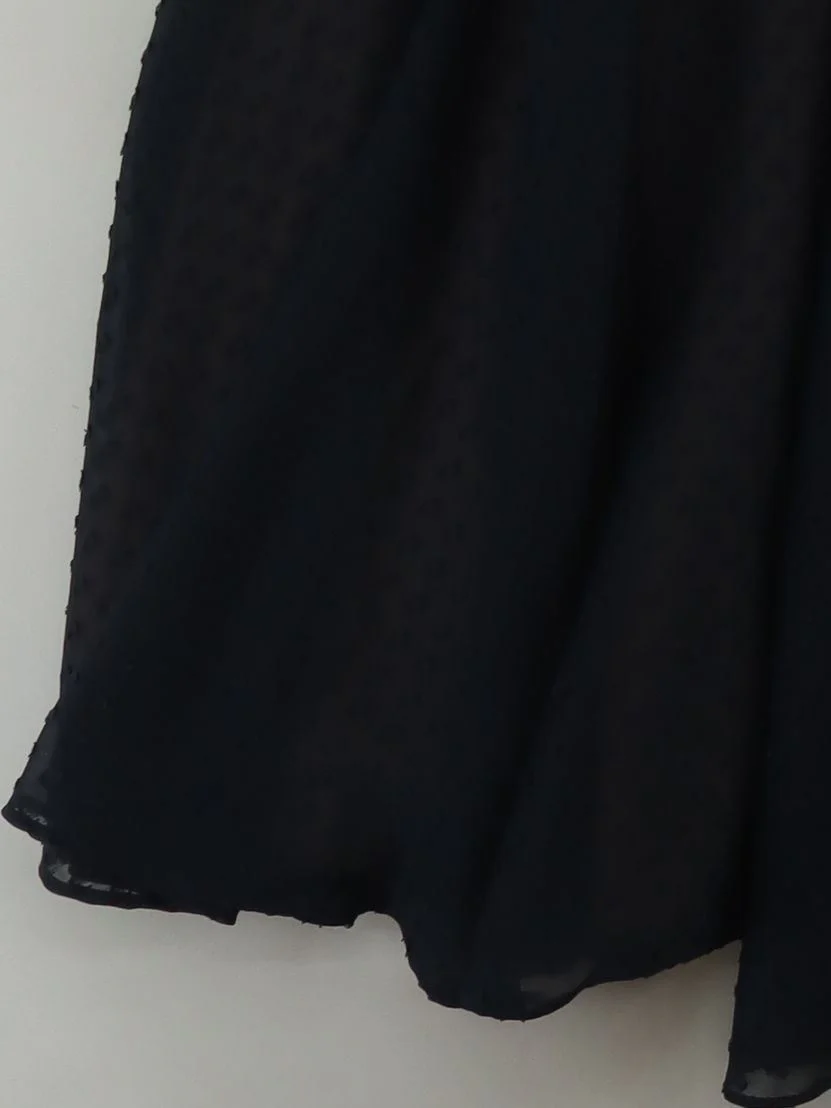 Hobbs A-Line Midi Dress UK12 in Black - Image 4