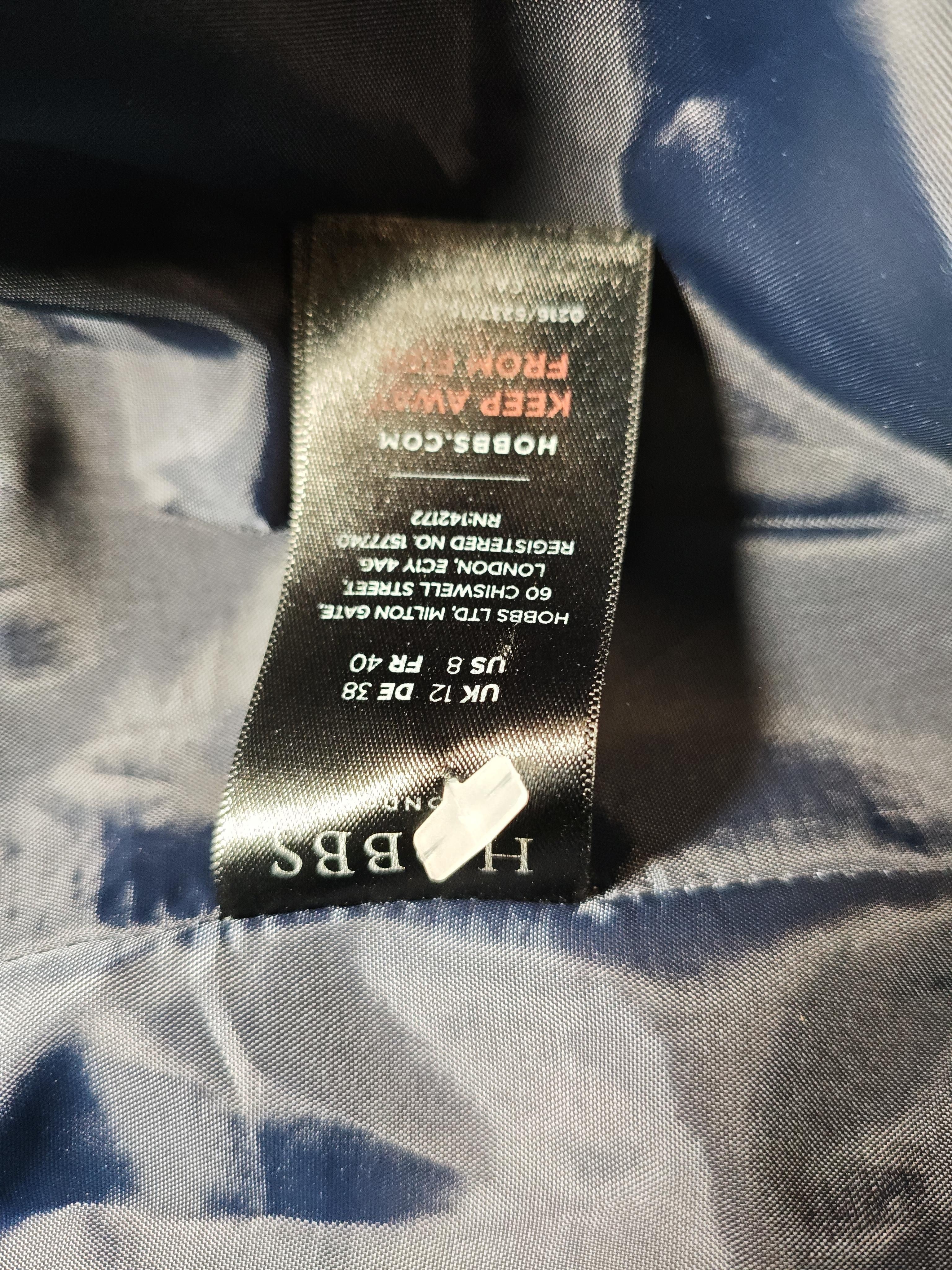 Hobbs A-Line Midi Dress UK12 in Blue - Image 7