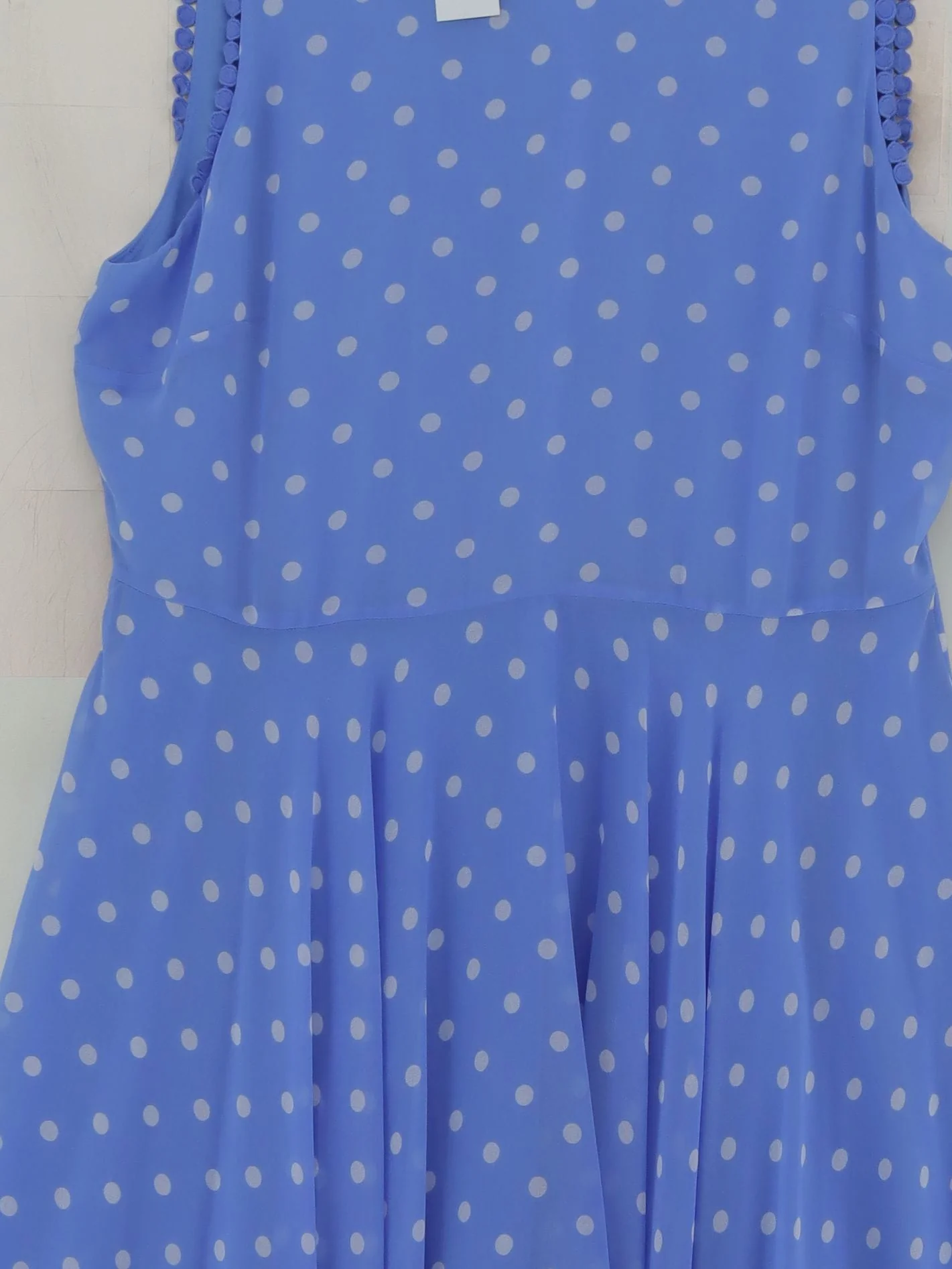 Hobbs A-Line Midi Dress UK18 in Blue - Image 3