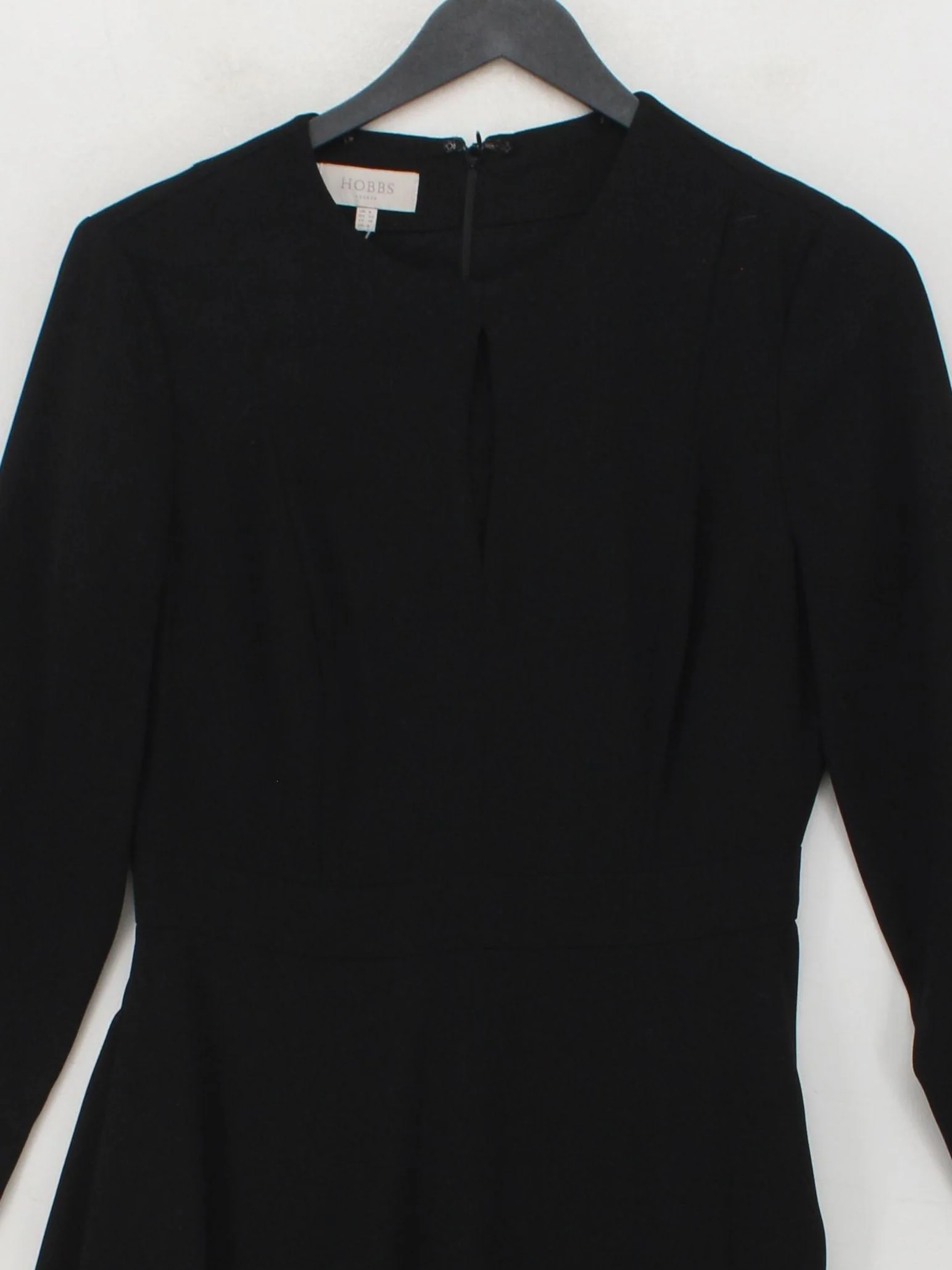 Hobbs A-Line Midi Dress UK8 in Black - Image 3
