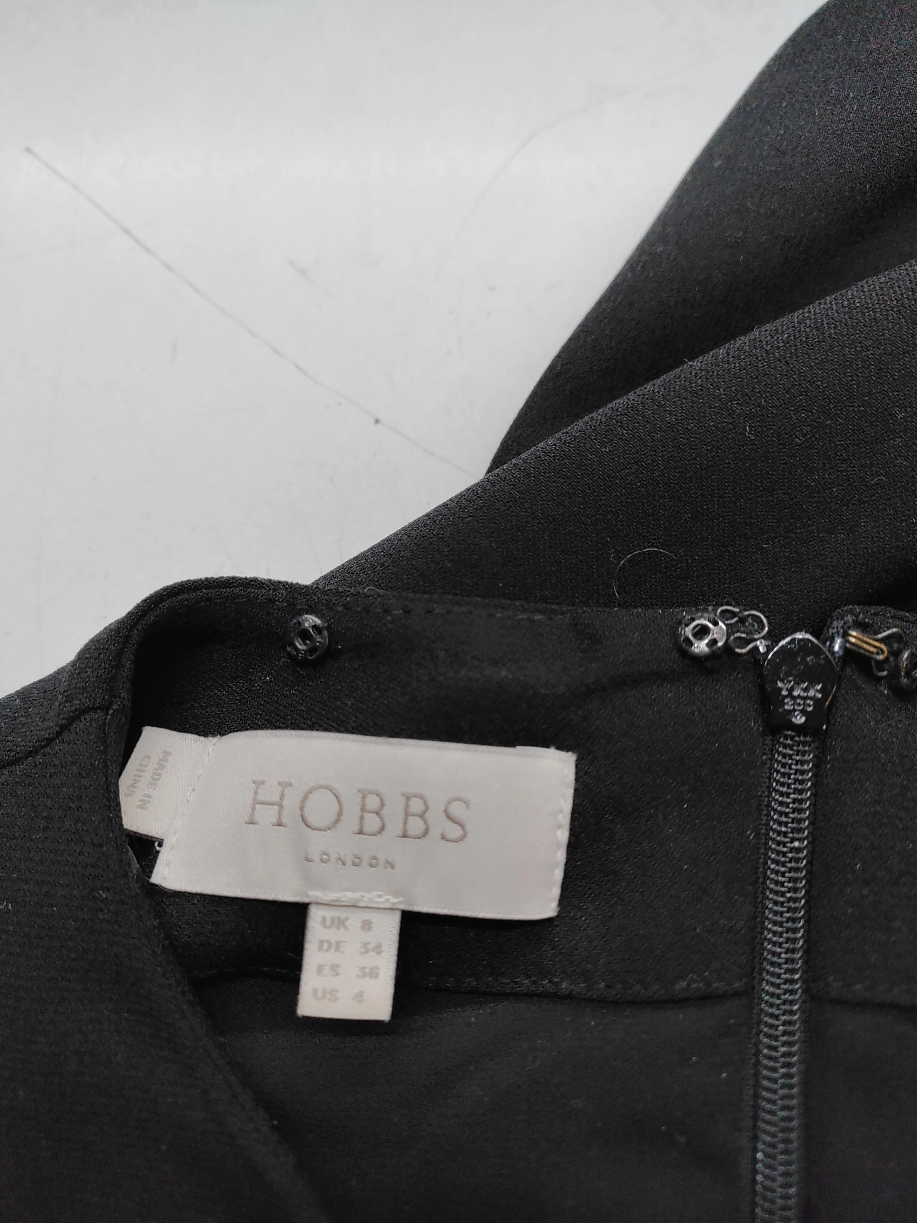 Hobbs A-Line Midi Dress UK8 in Black - Image 5