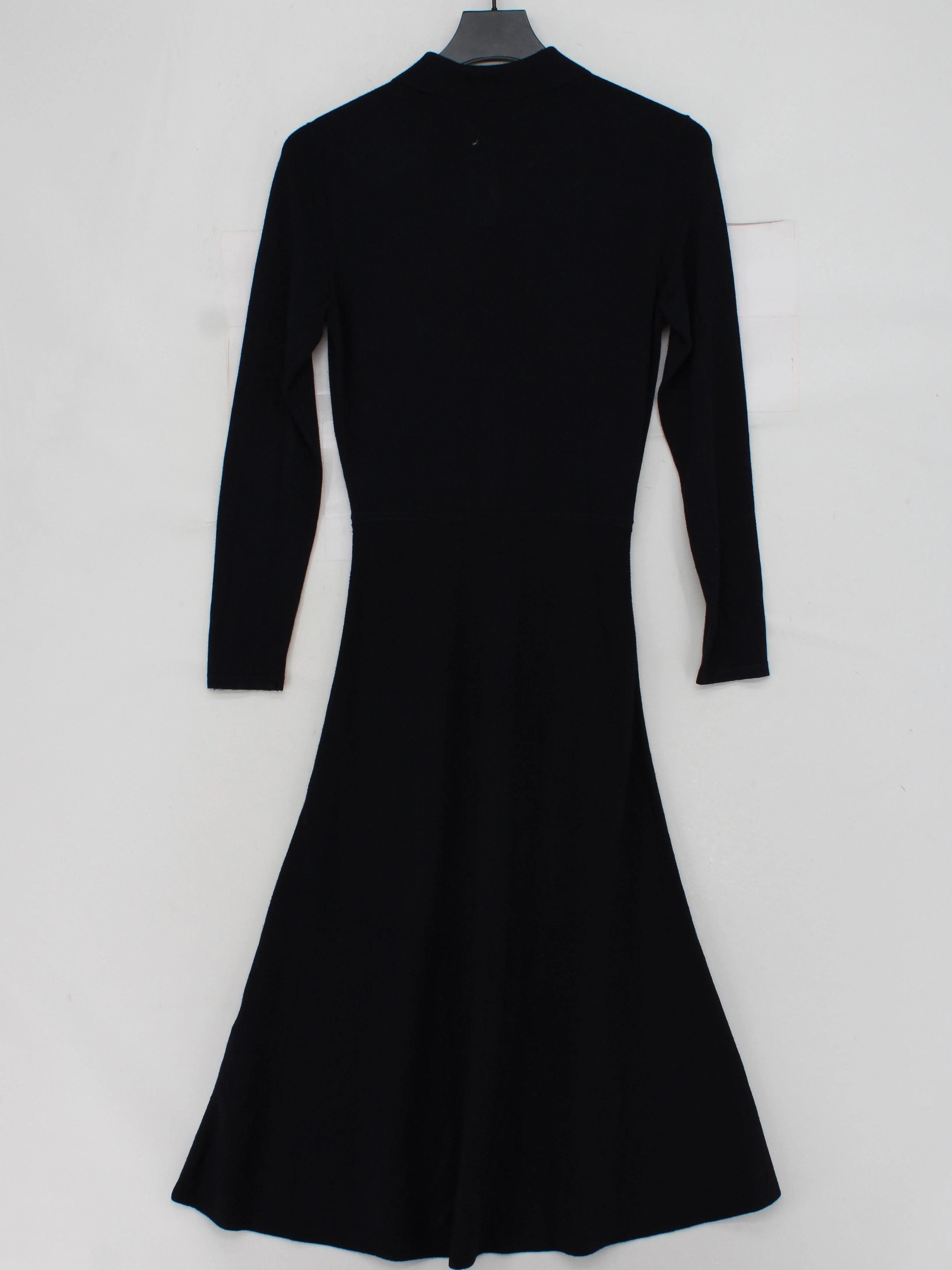 Hobbs A-Line Midi Dress UK8 in Black - Image 2