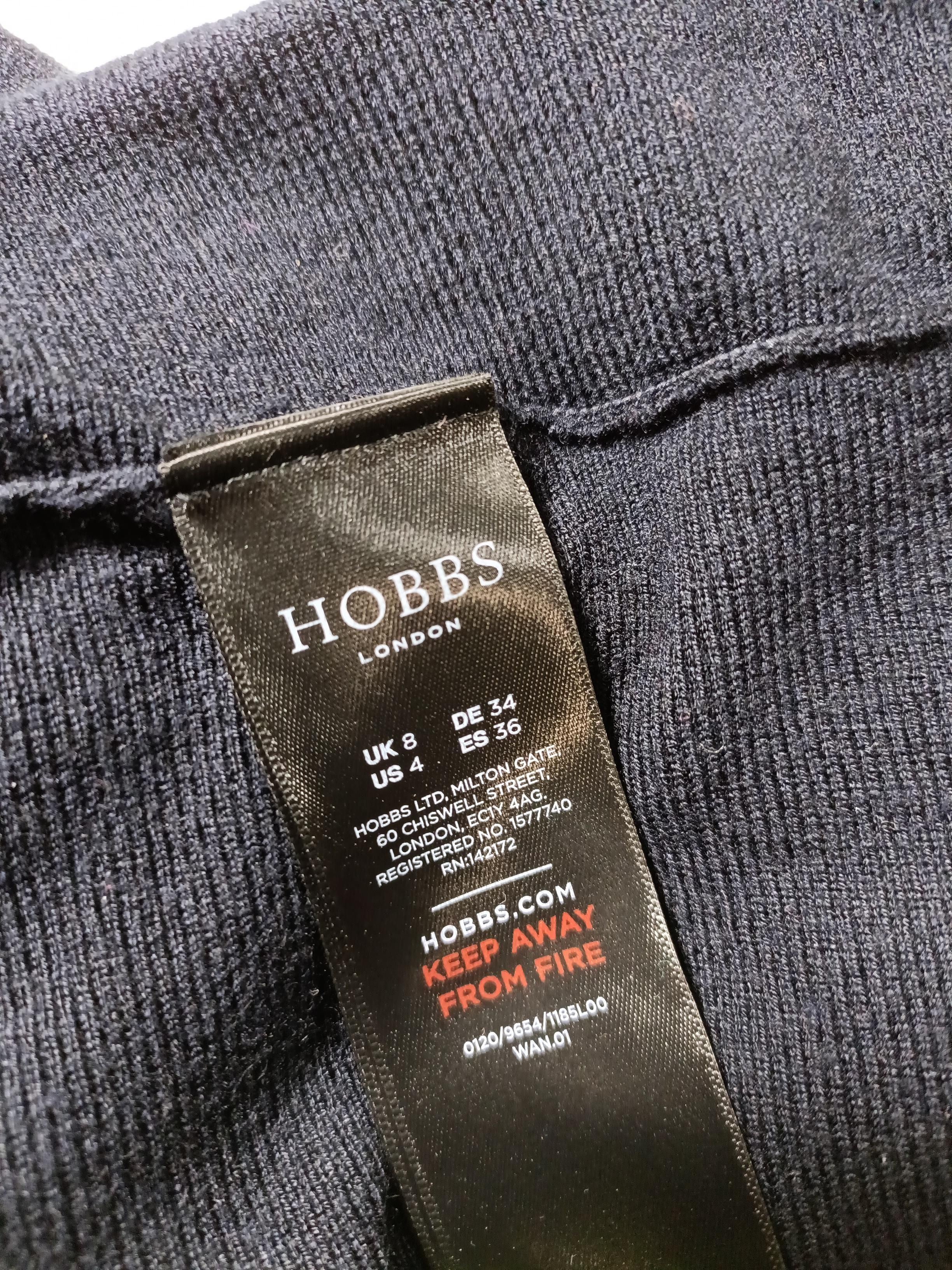 Hobbs A-Line Midi Dress UK8 in Black - Image 5